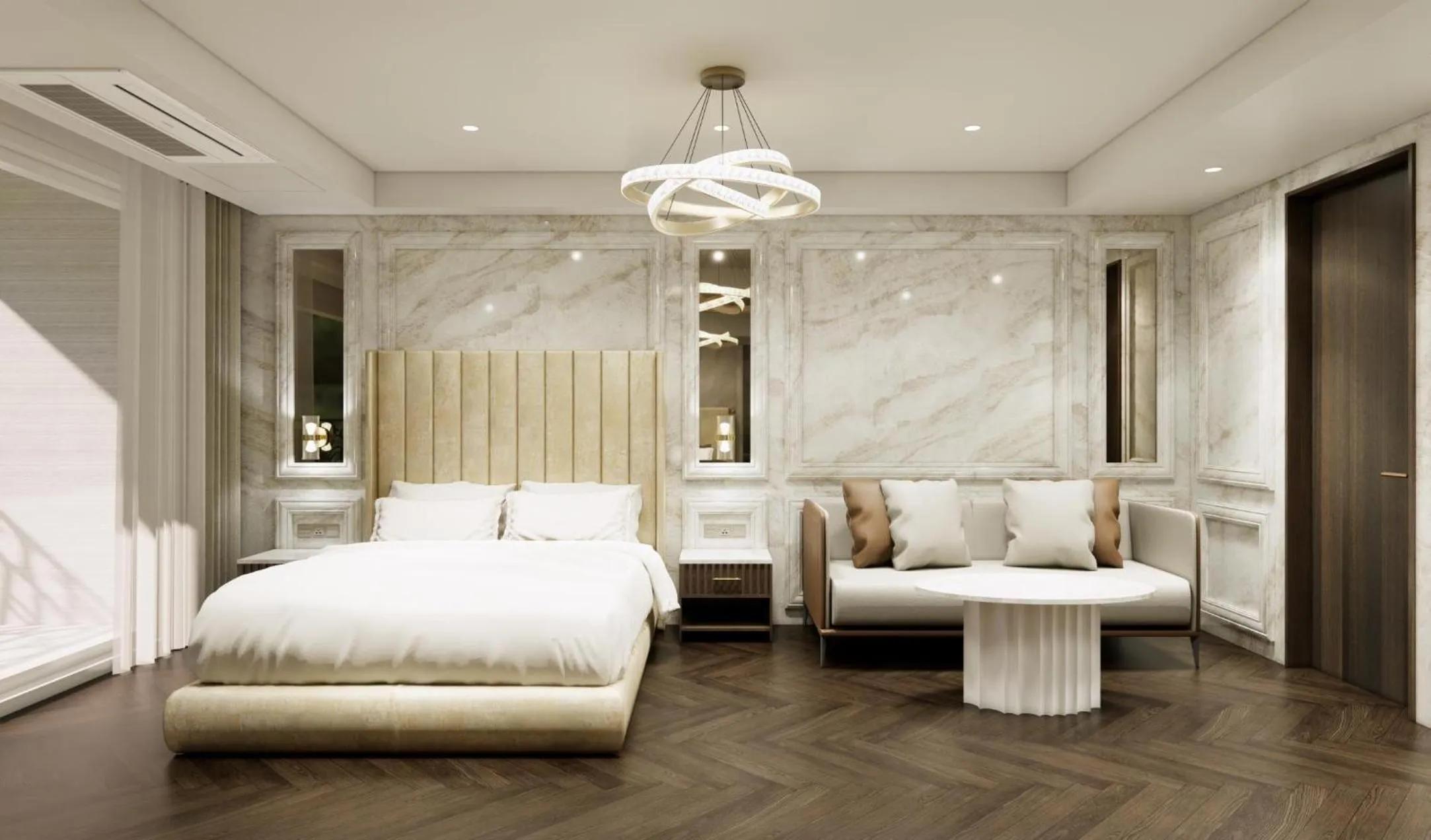 Bed in Hotel Toscana