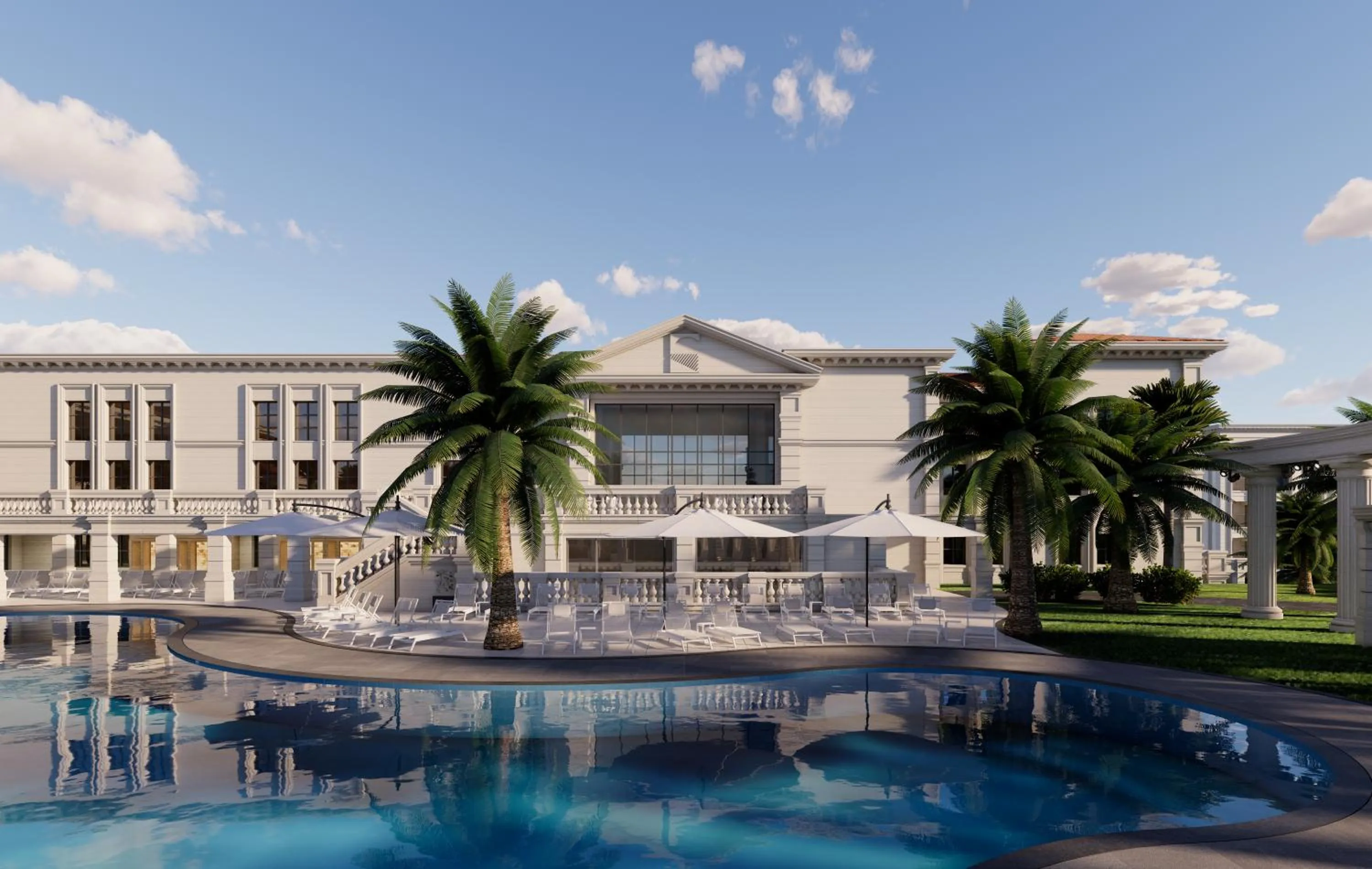 Swimming pool in Hotel Toscana