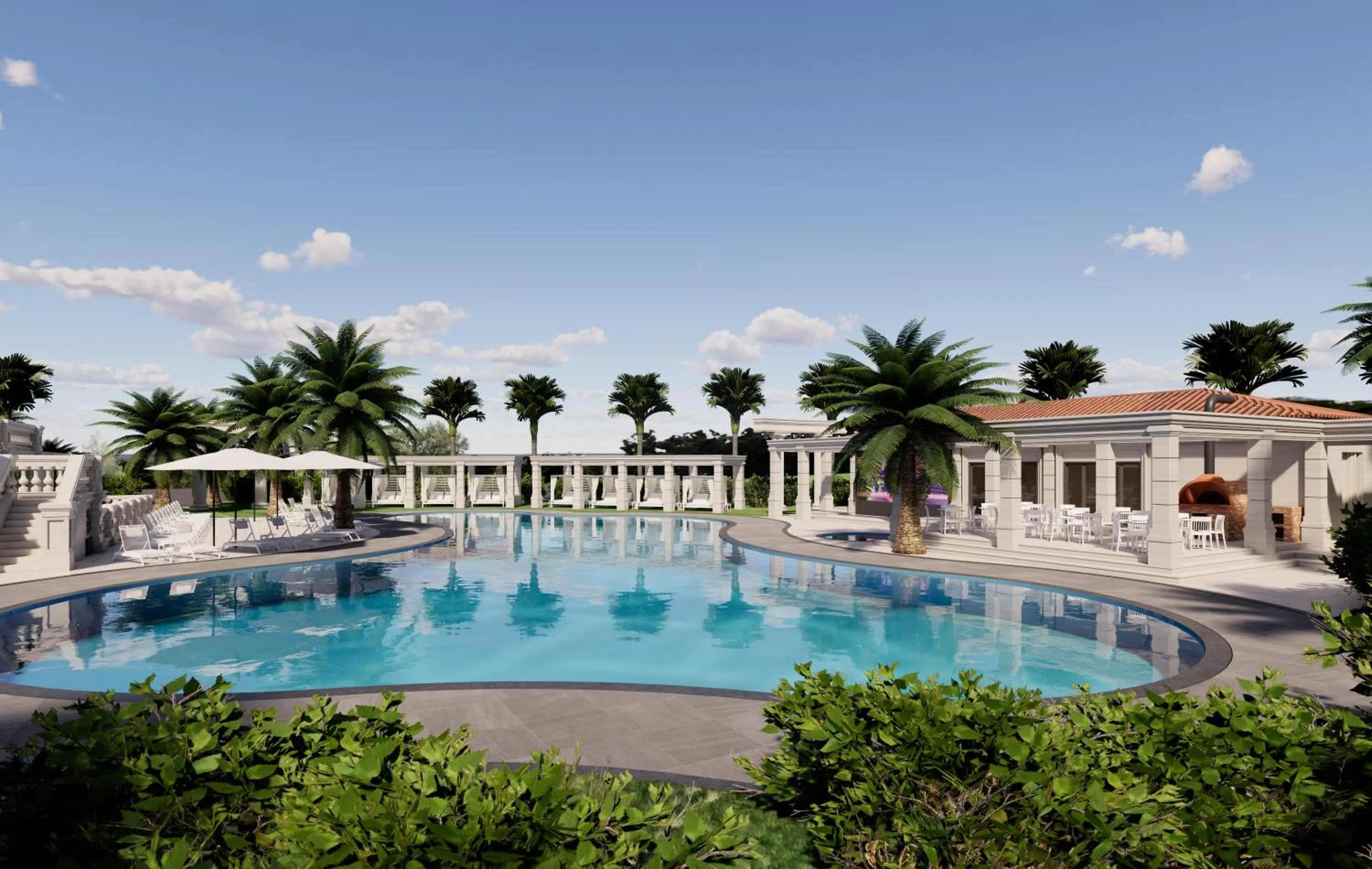 Swimming pool in Hotel Toscana