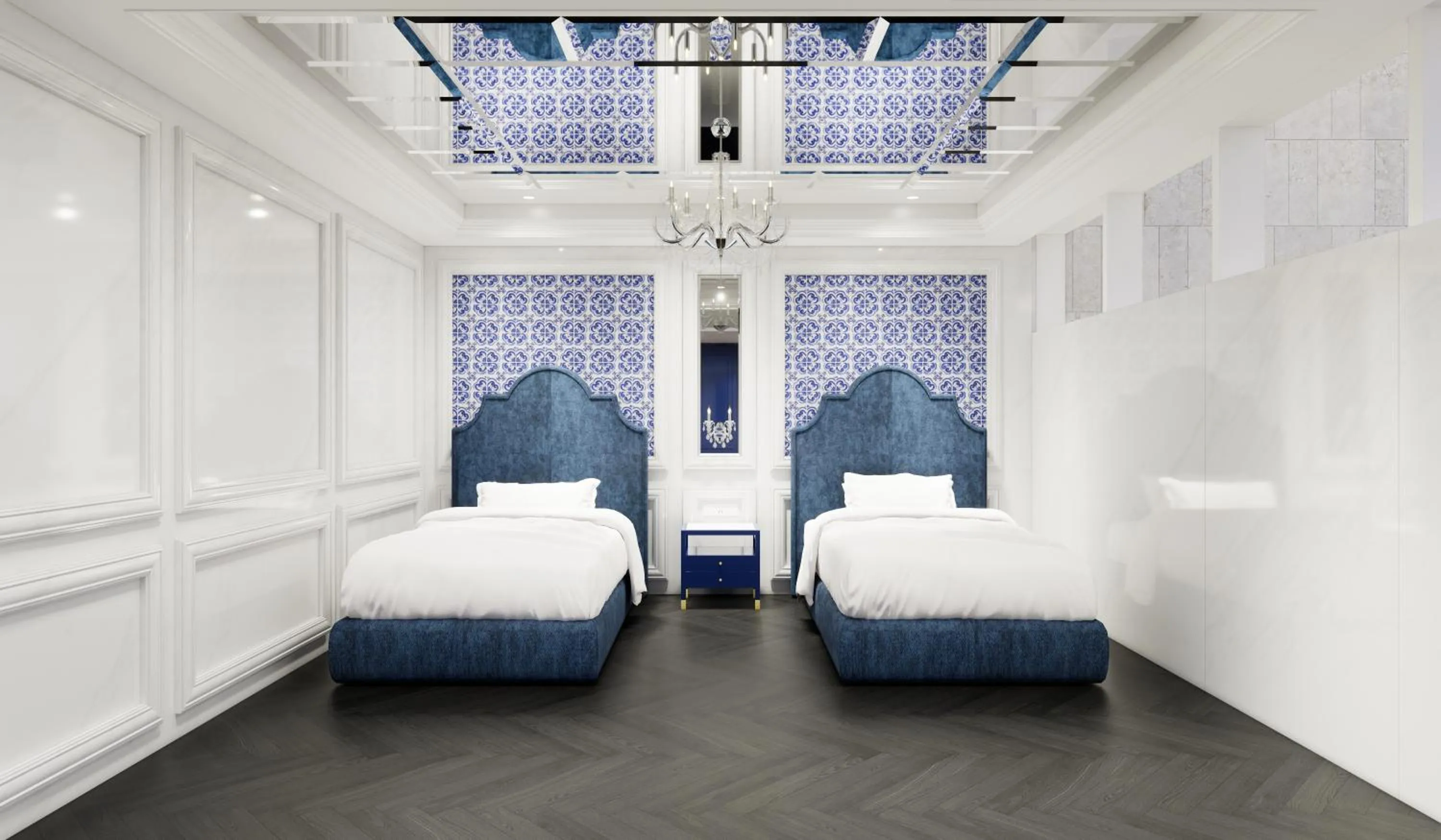 Bed in Hotel Toscana