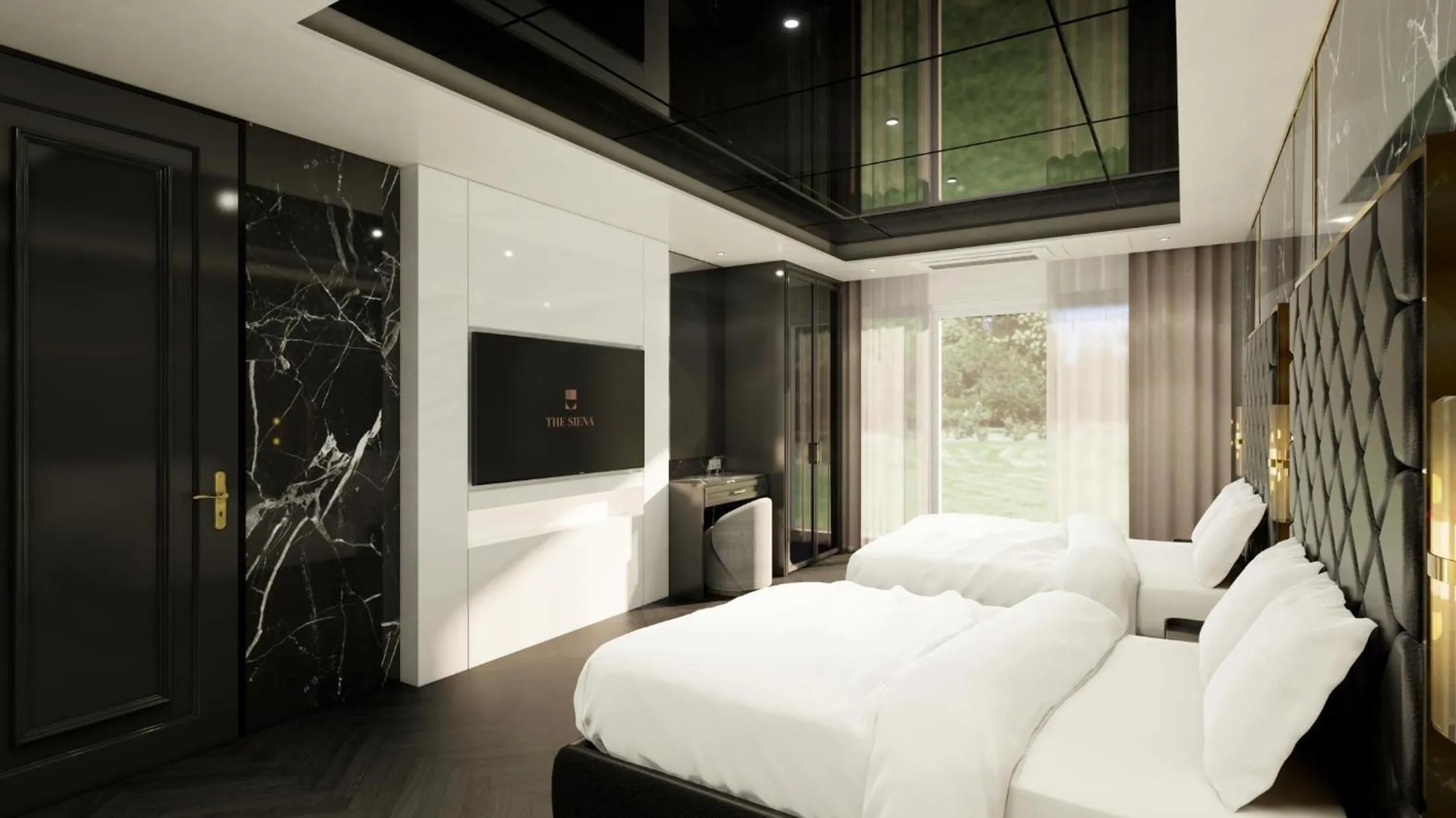 Bed in Hotel Toscana