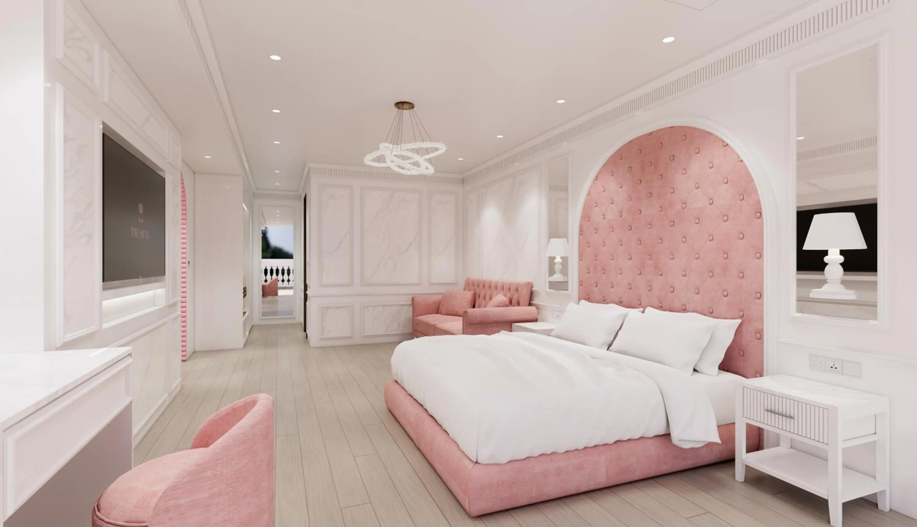 Bed in Hotel Toscana