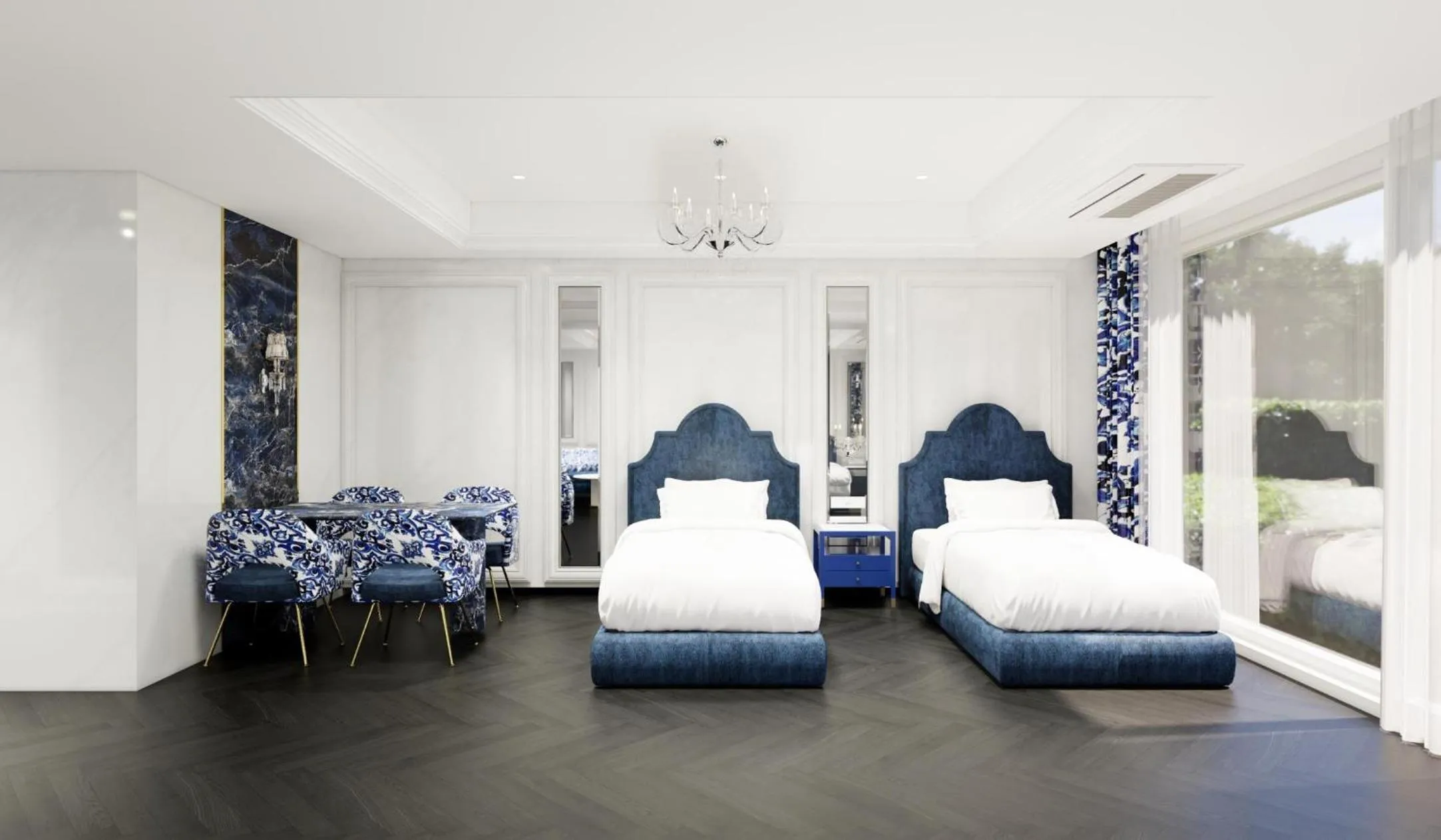 Bed in Hotel Toscana