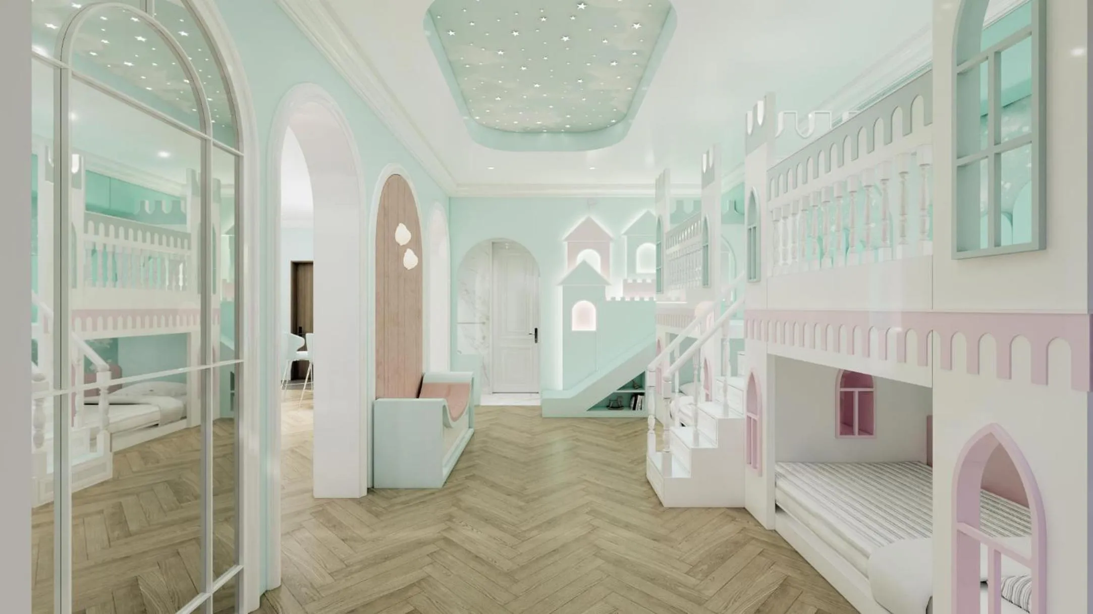 Bed in Hotel Toscana