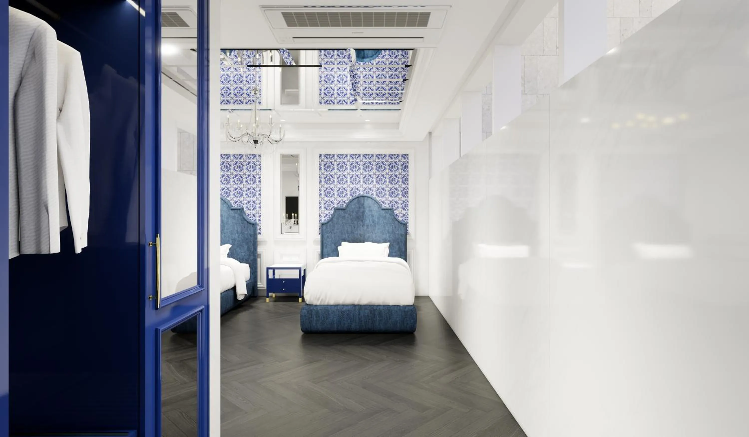 Bed in Hotel Toscana