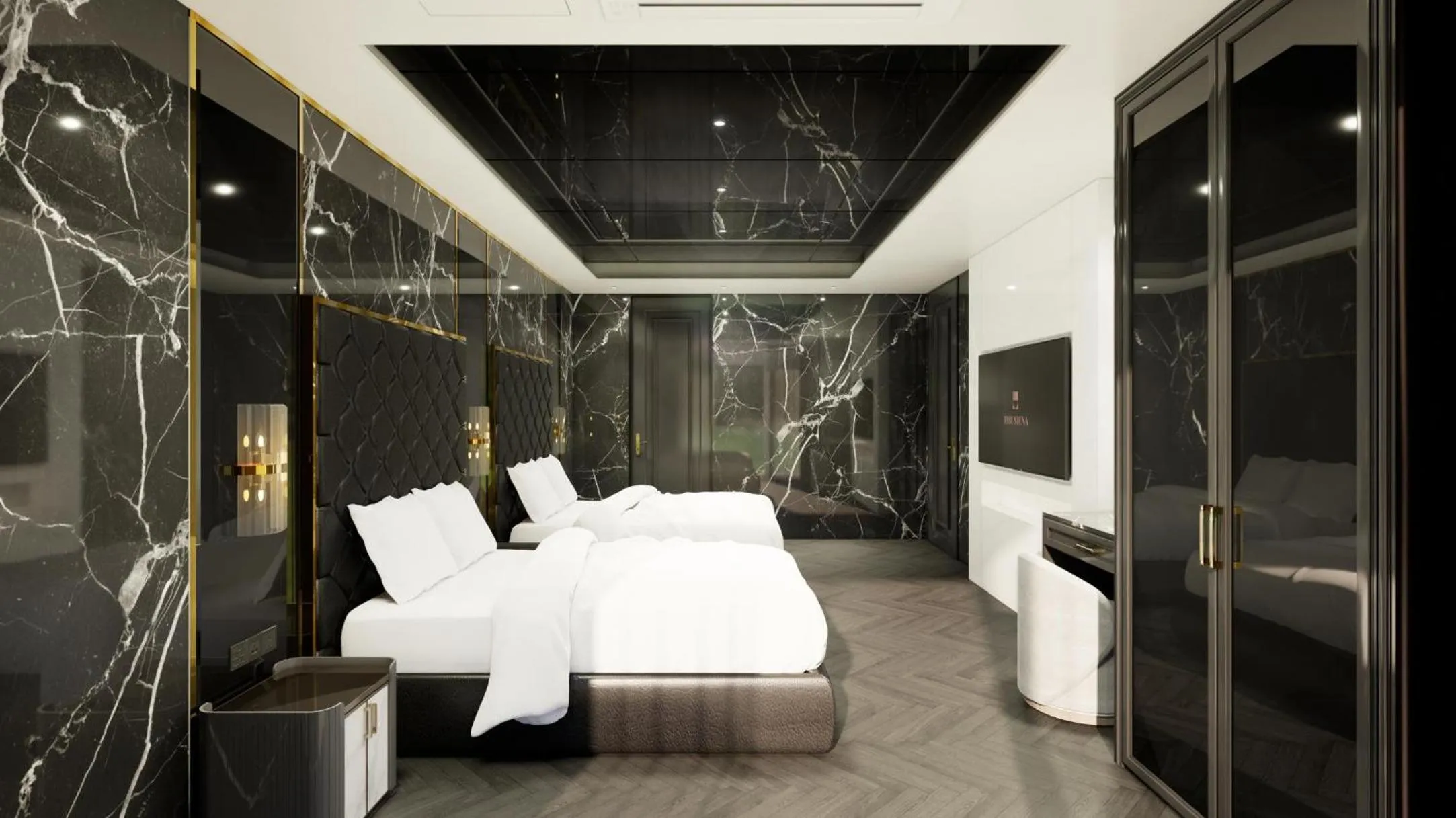 Bed in Hotel Toscana