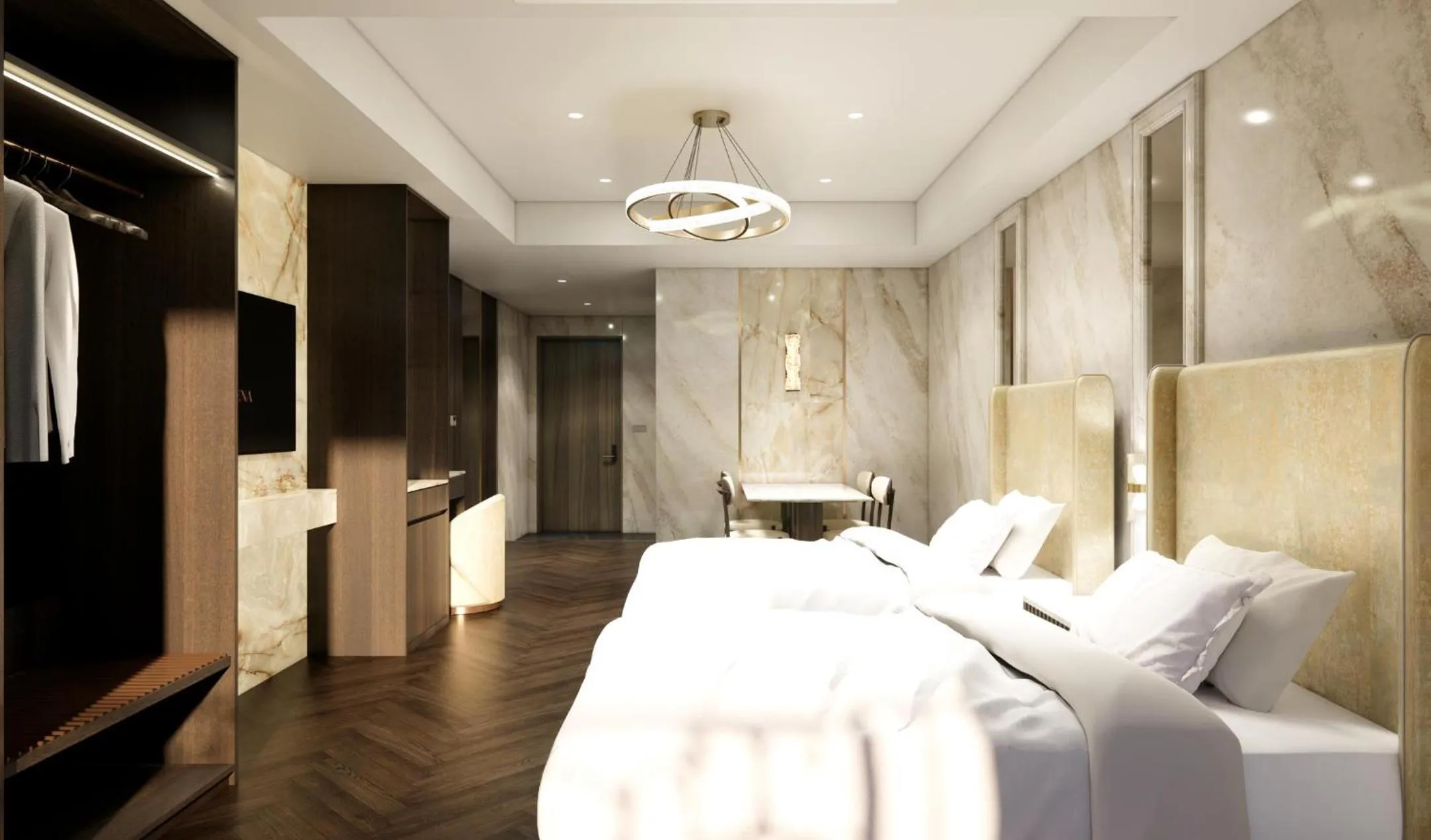 Bed in Hotel Toscana