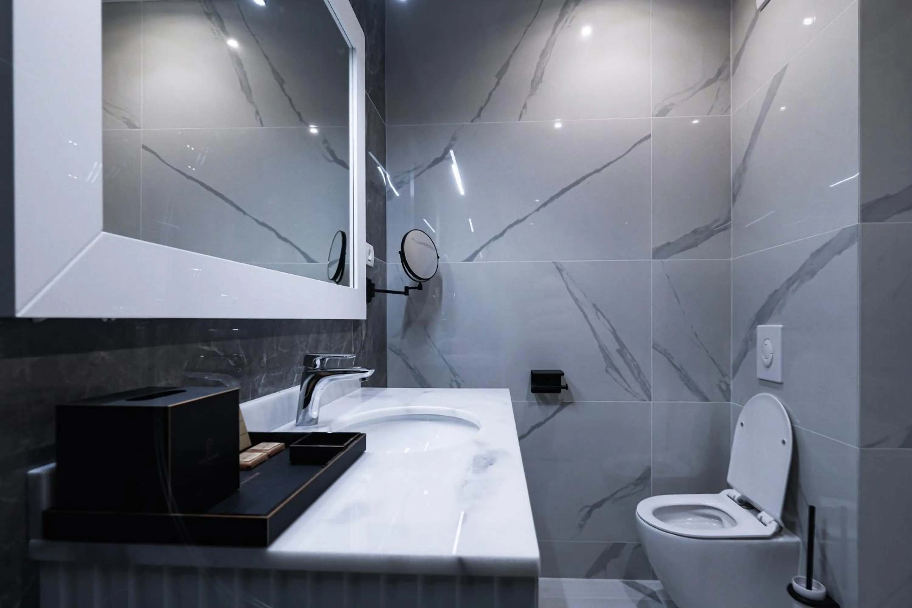 Bathroom in Panoramic Mamaia Hotel