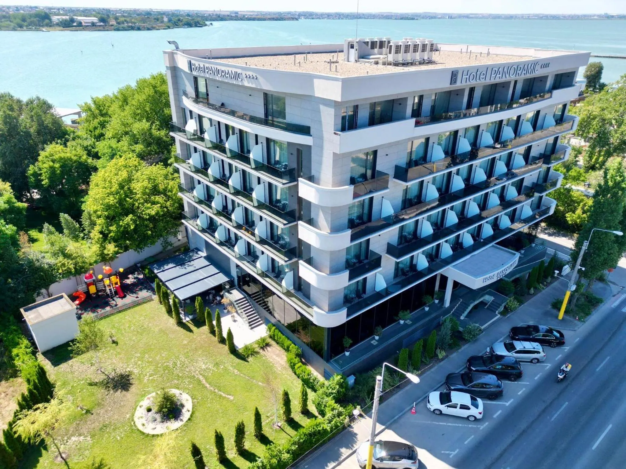 Property building in Panoramic Mamaia Hotel