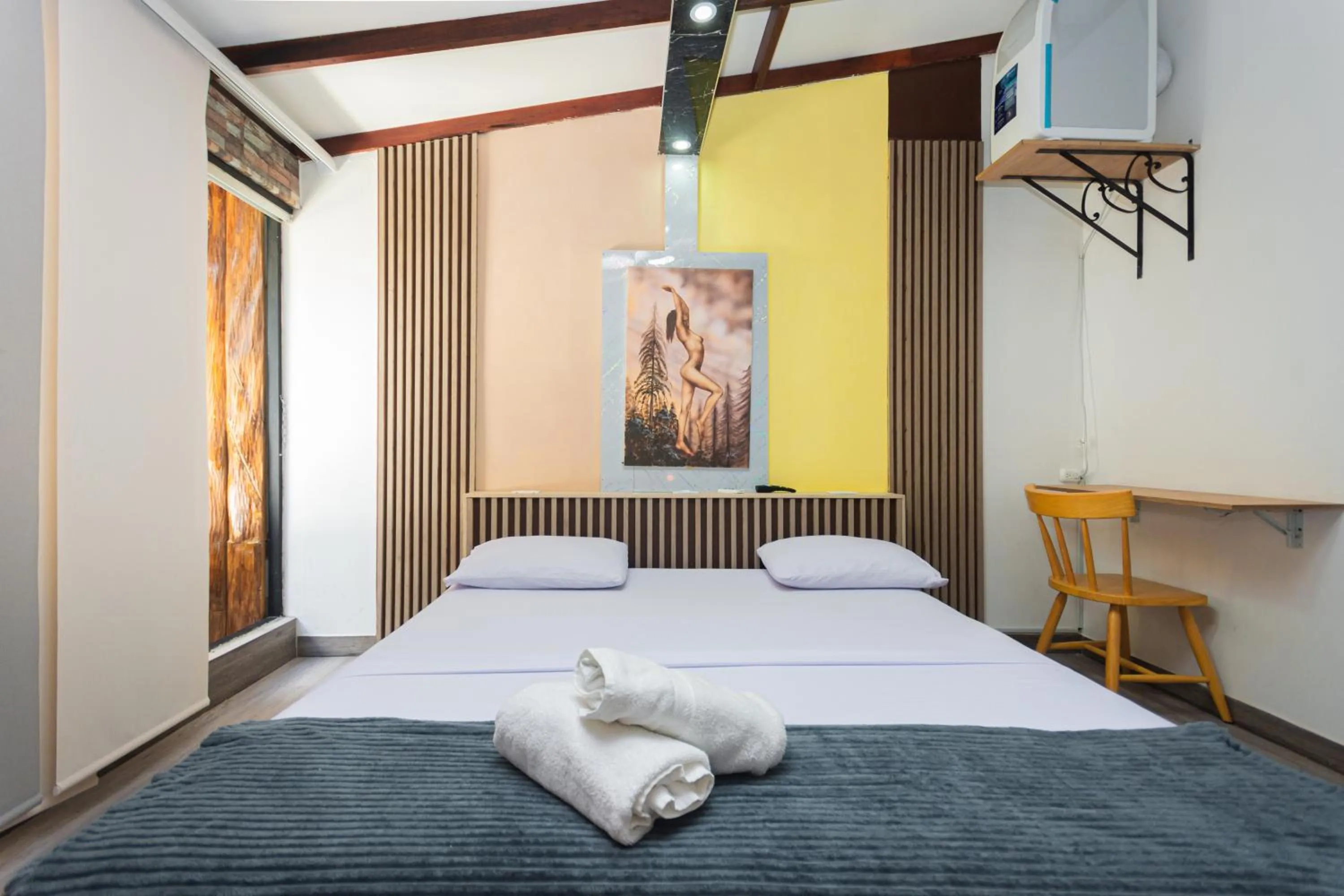 Bed in Hotel Lares 70 Laureles