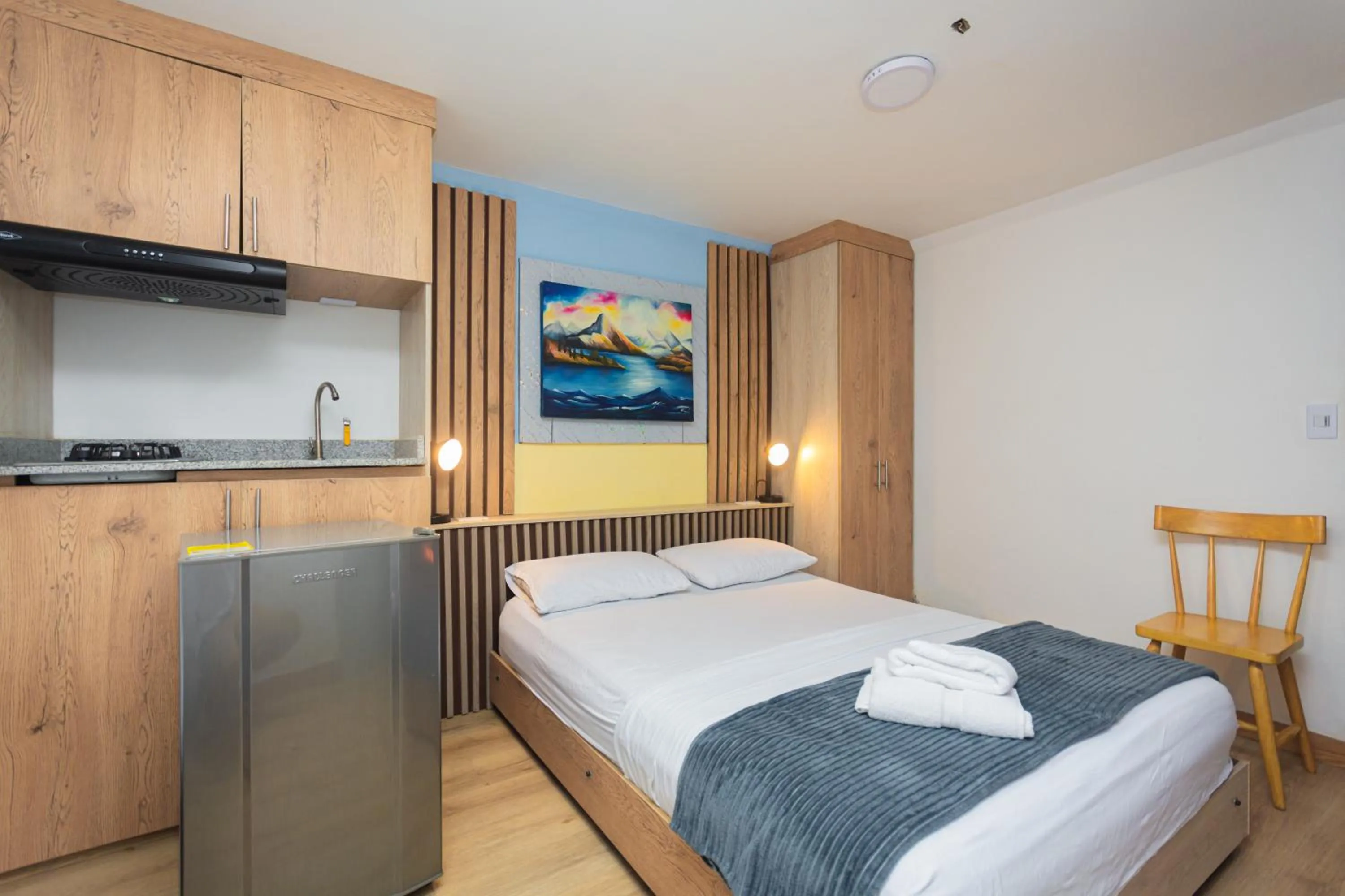 Bed in Hotel Lares 70 Laureles