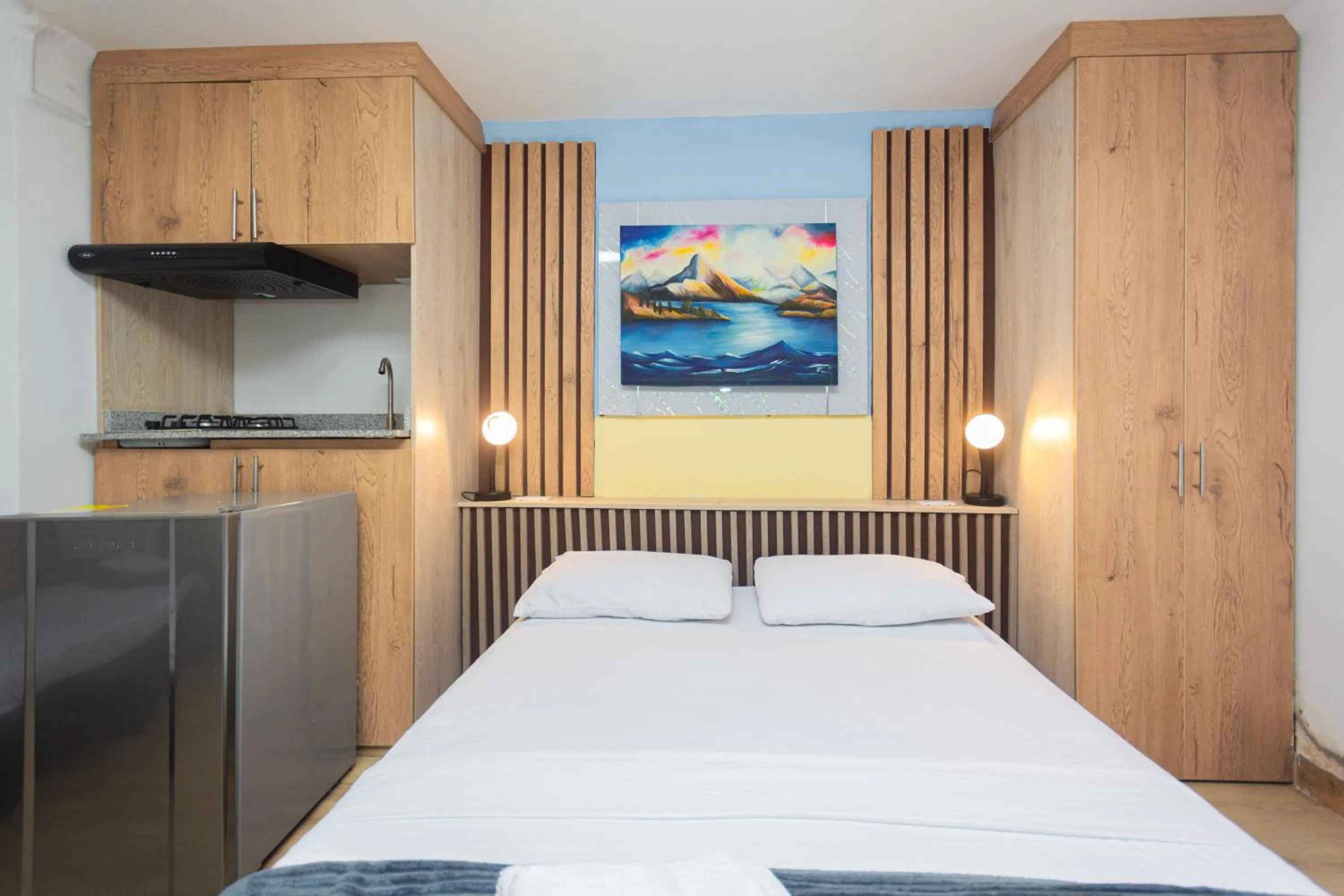 Bed in Hotel Lares 70 Laureles