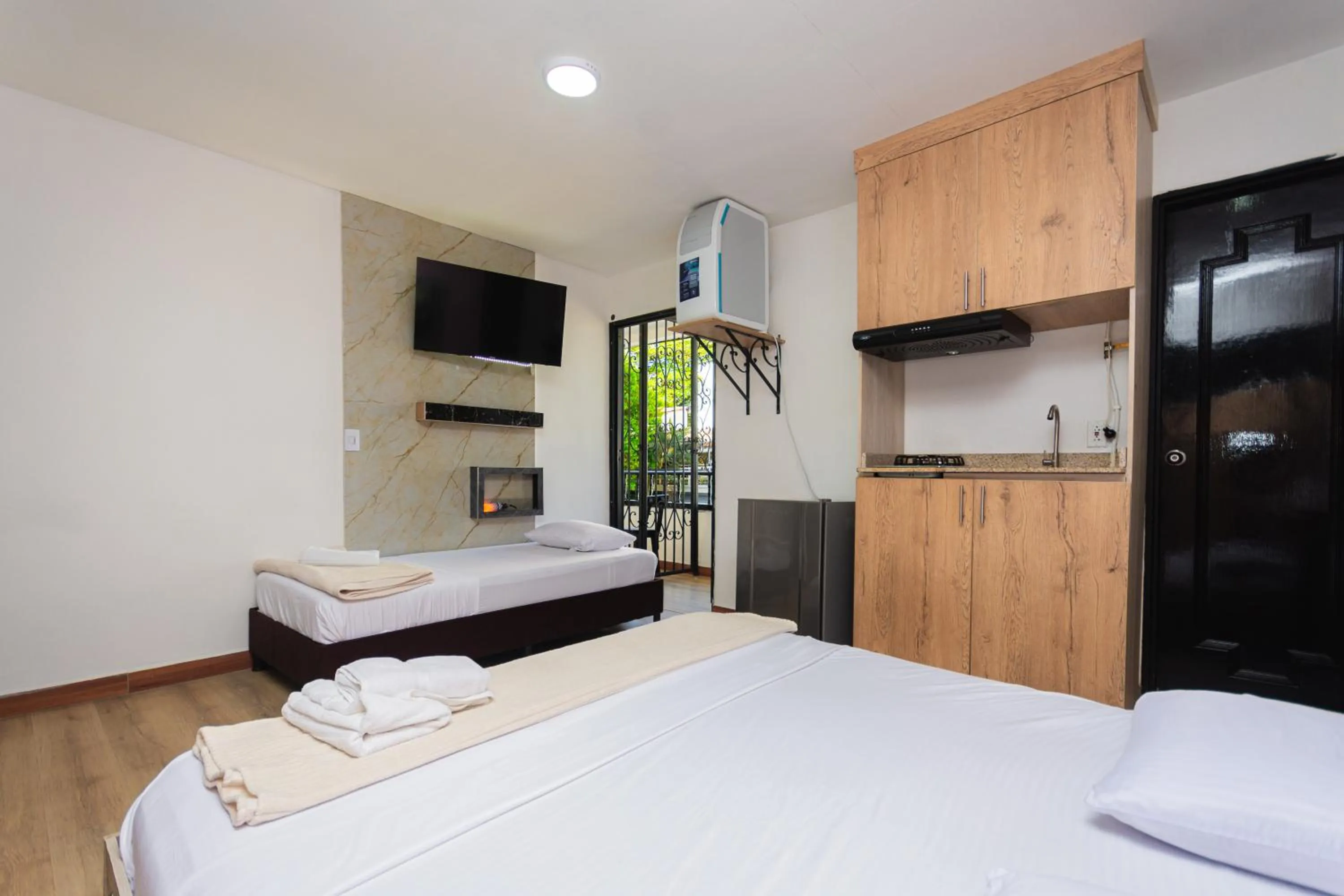 Bed in Hotel Lares 70 Laureles