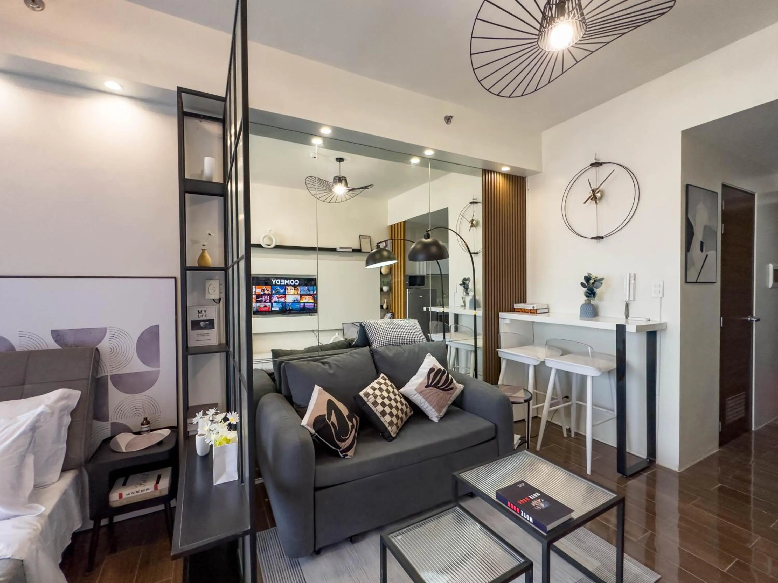 Living room in GemstoneBR in SMDC Air Residences