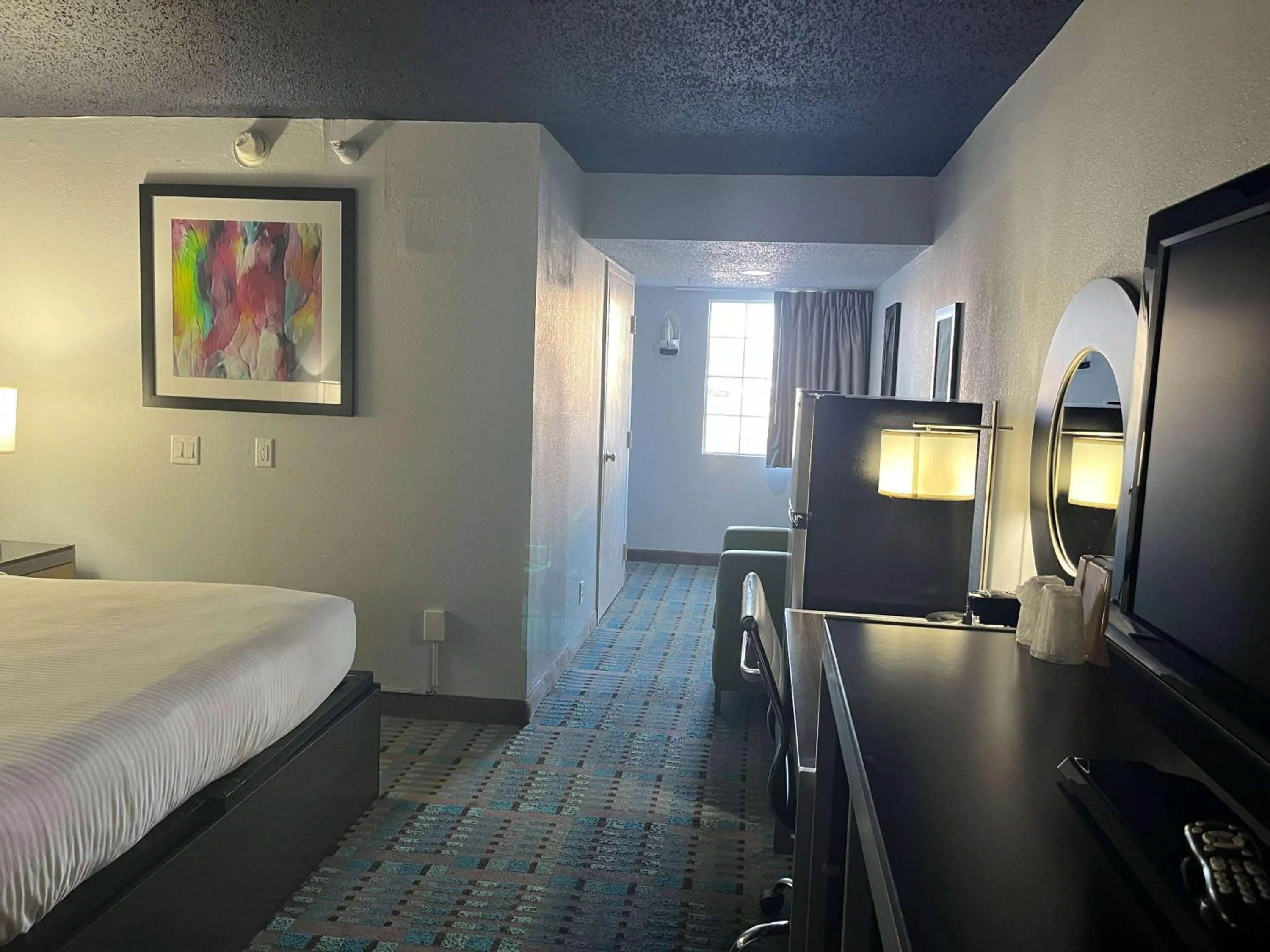 Bedroom, Bed in Studio 6 Suites Amarillo, TX West Medical Center