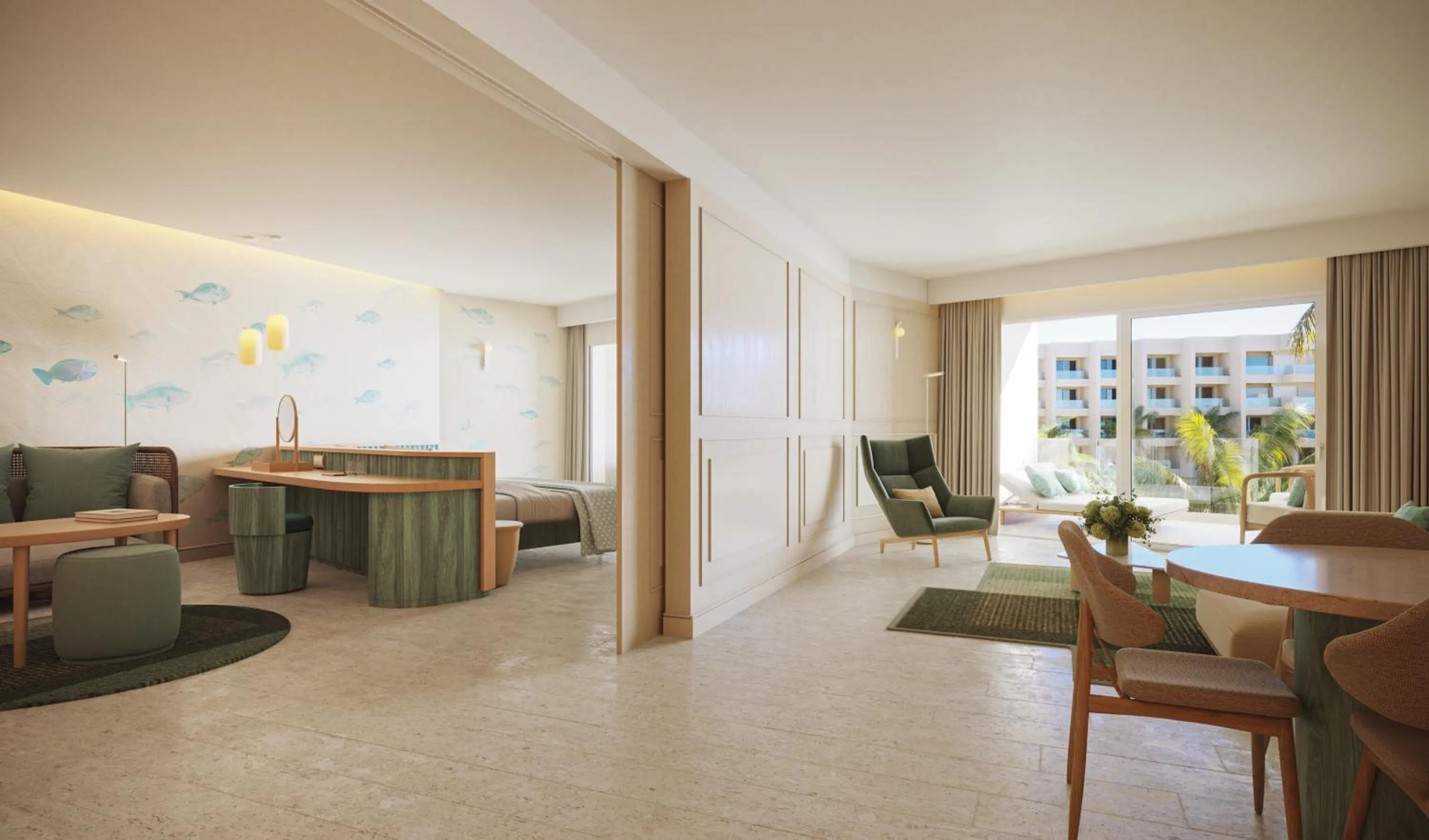 Bedroom in JOIA Aruba by Iberostar