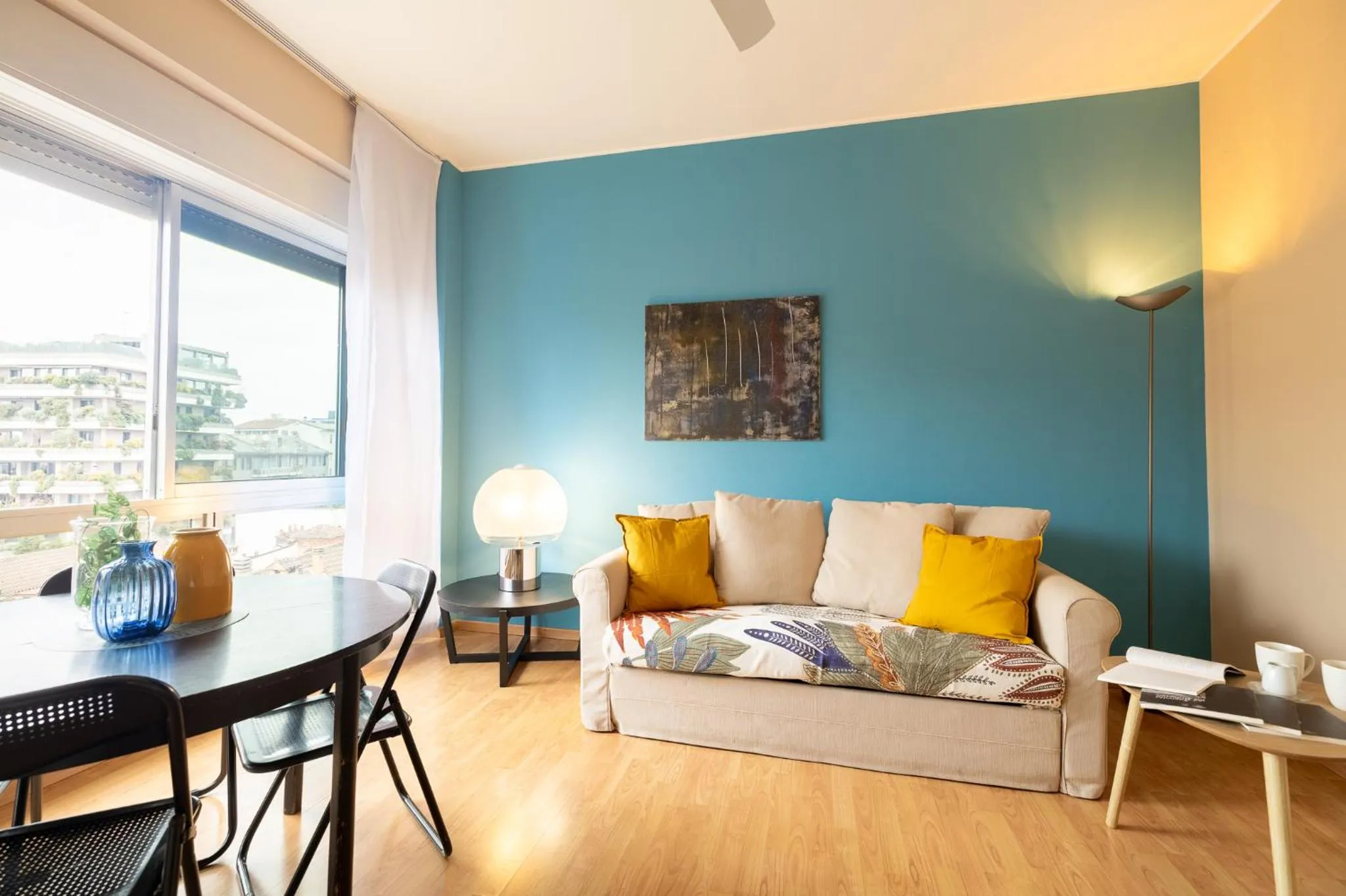 Living room in The Sixth Floor-Brera