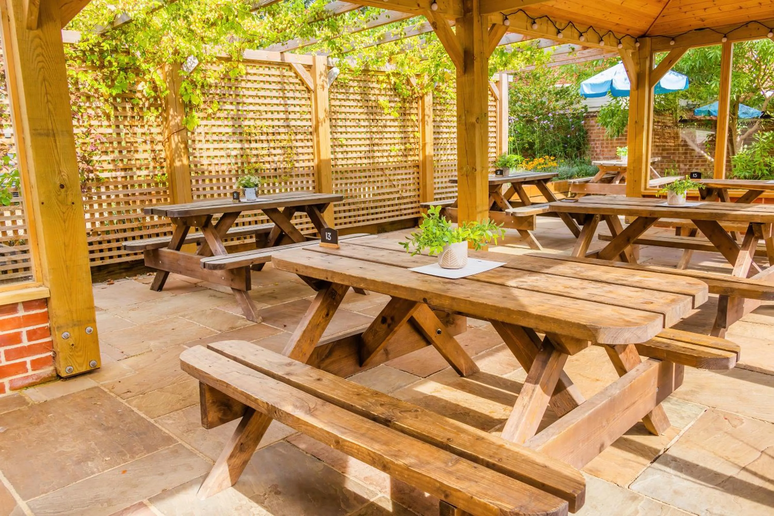 Garden in The Black Swan Inn