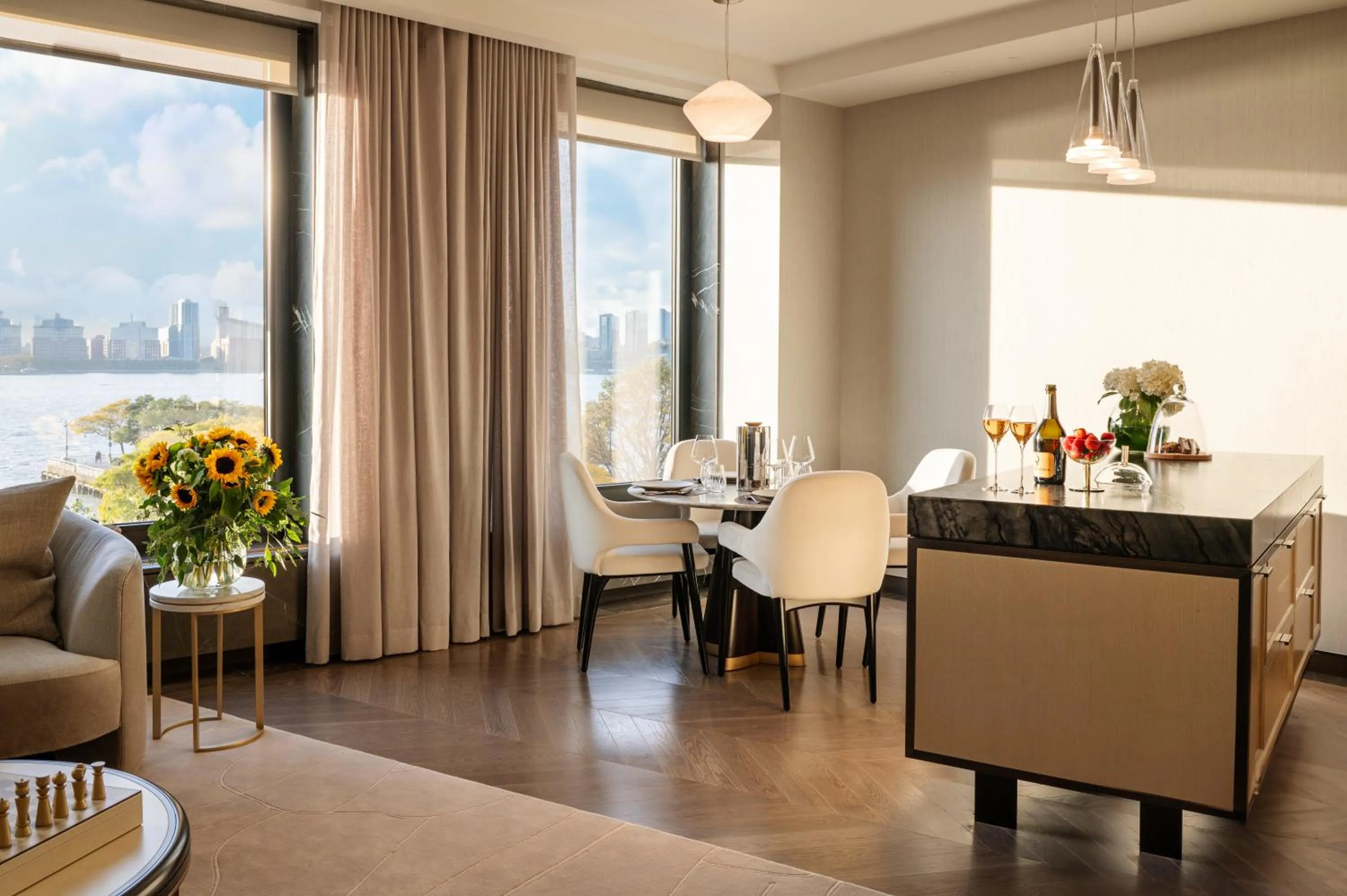 Living room in Maison Hudson