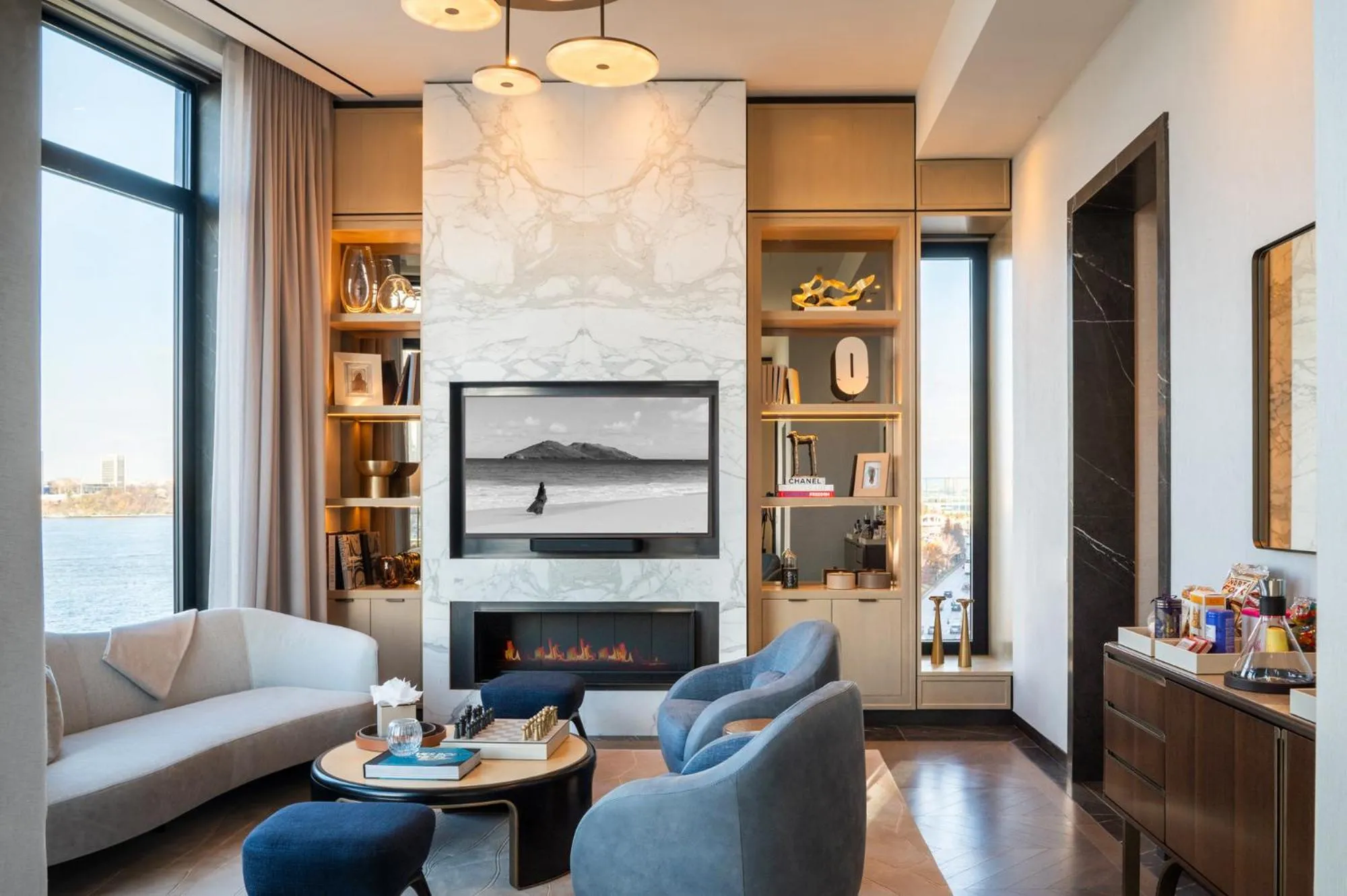 Living room in Maison Hudson