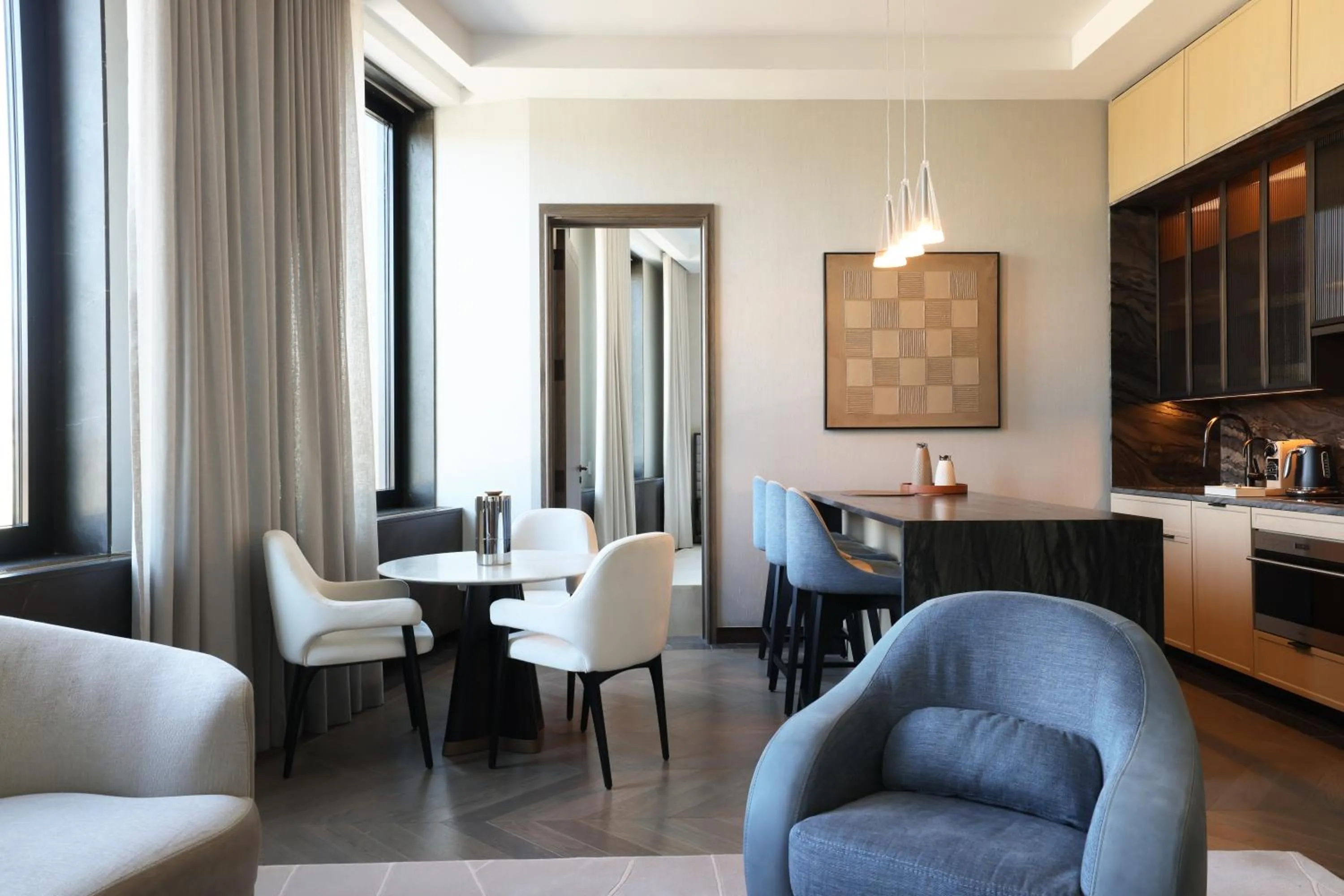 Living room in Maison Hudson