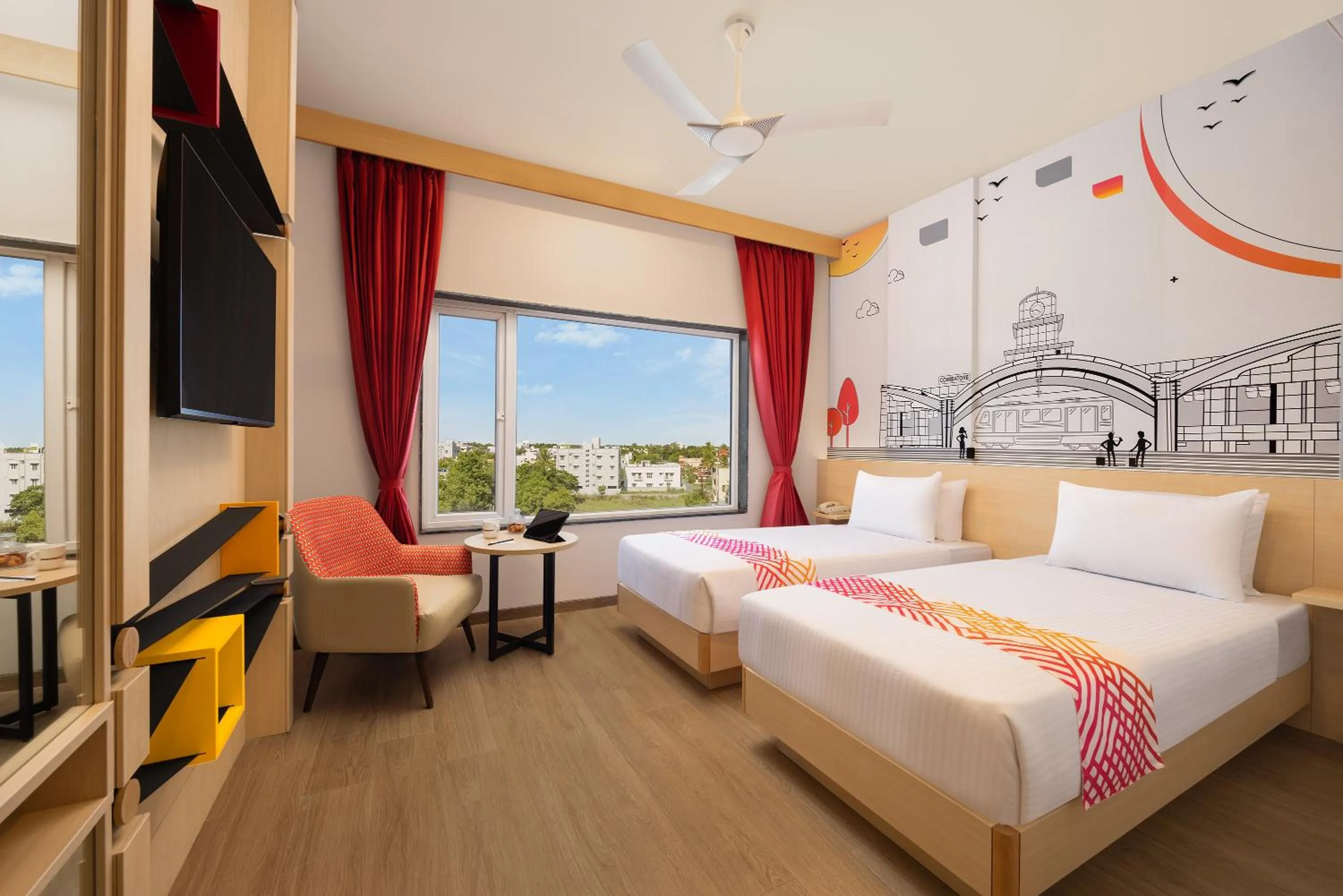 Bed in Ginger Coimbatore Airport , Avinashi Road