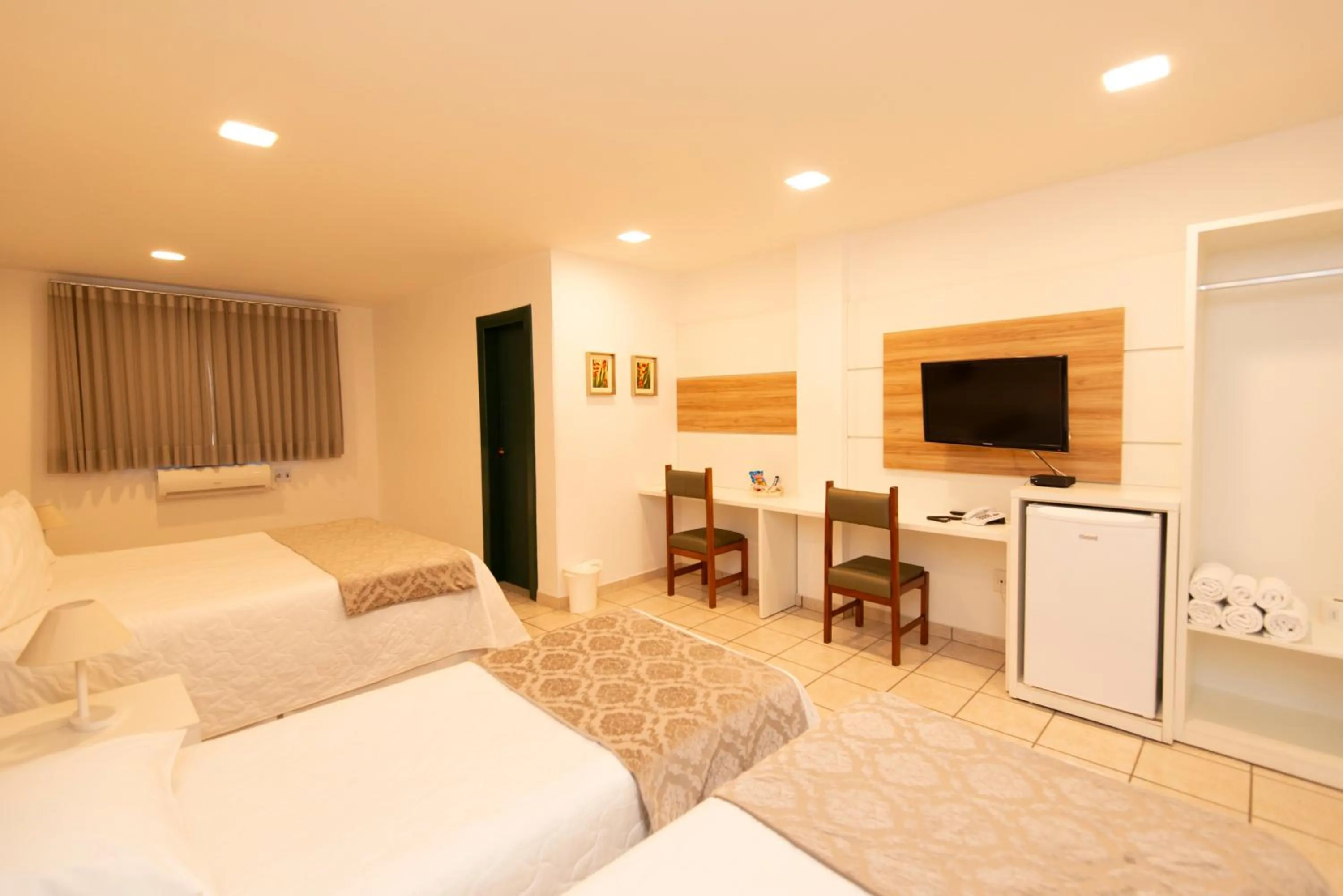 Bed in Cafezal Palace Hotel