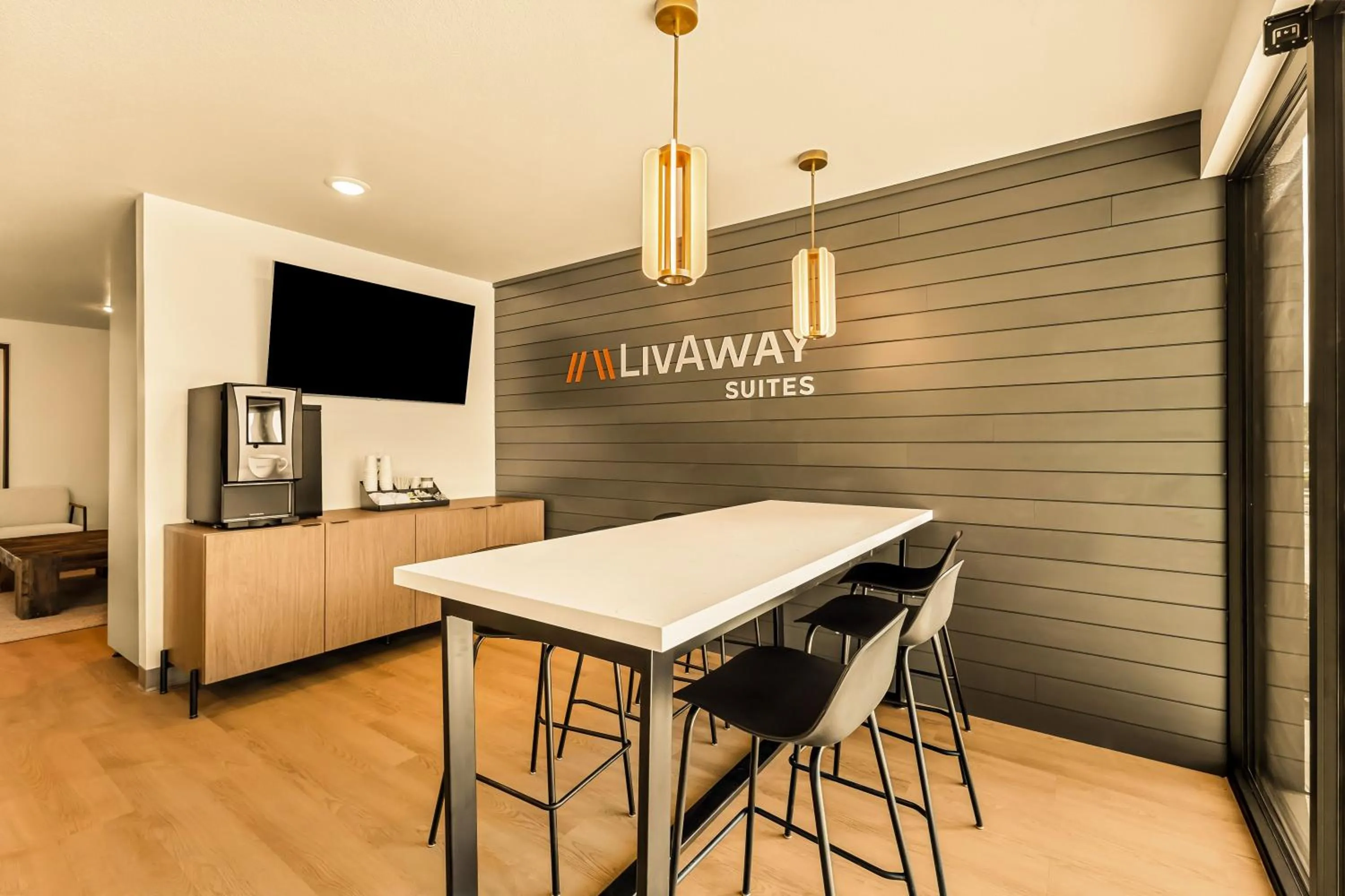 Lobby or reception in LivAway Suites Salt Lake City- West Jordan
