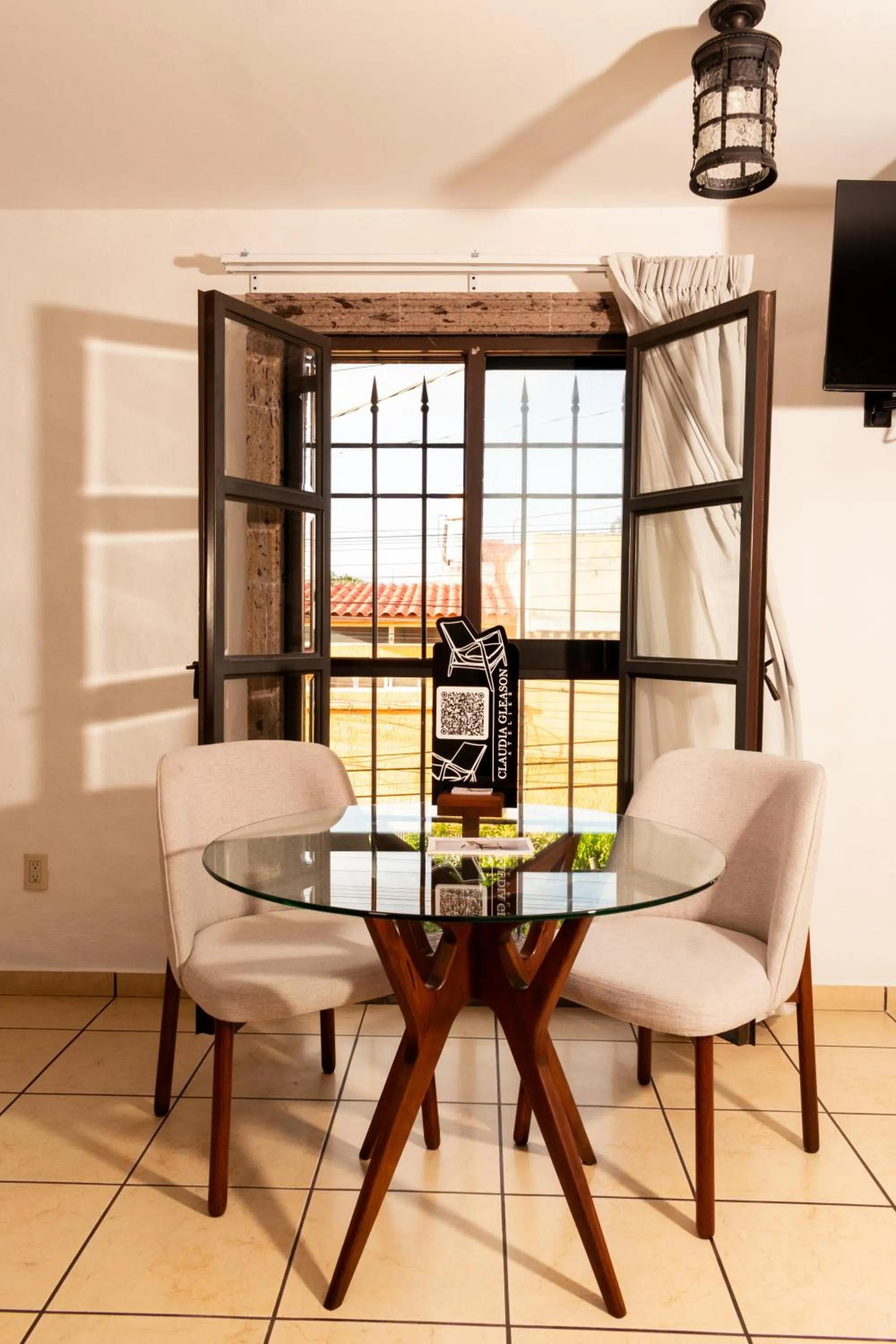 Seating area in Quinta Don Jose Boutique Hotel