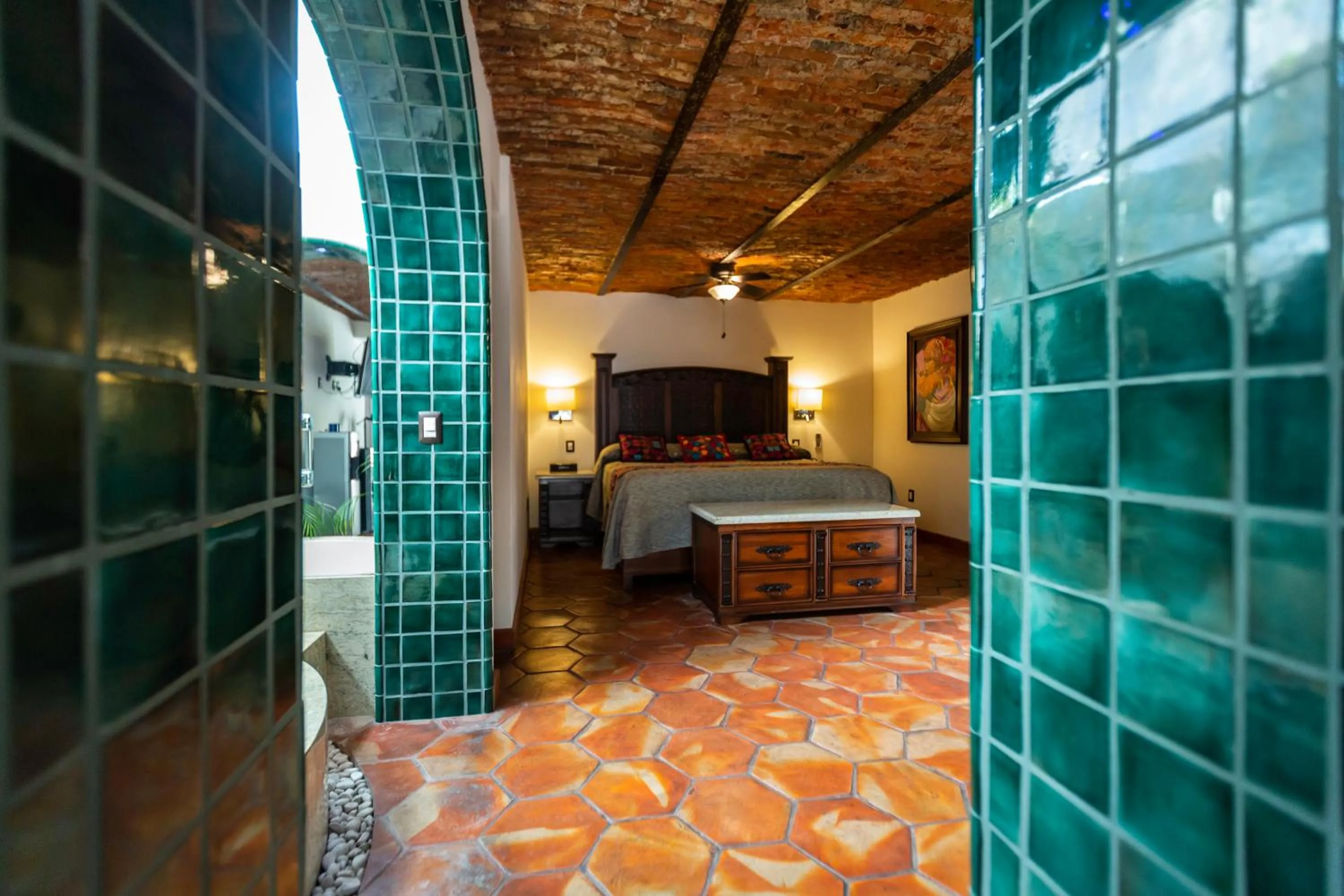 Bed in Quinta Don Jose Boutique Hotel