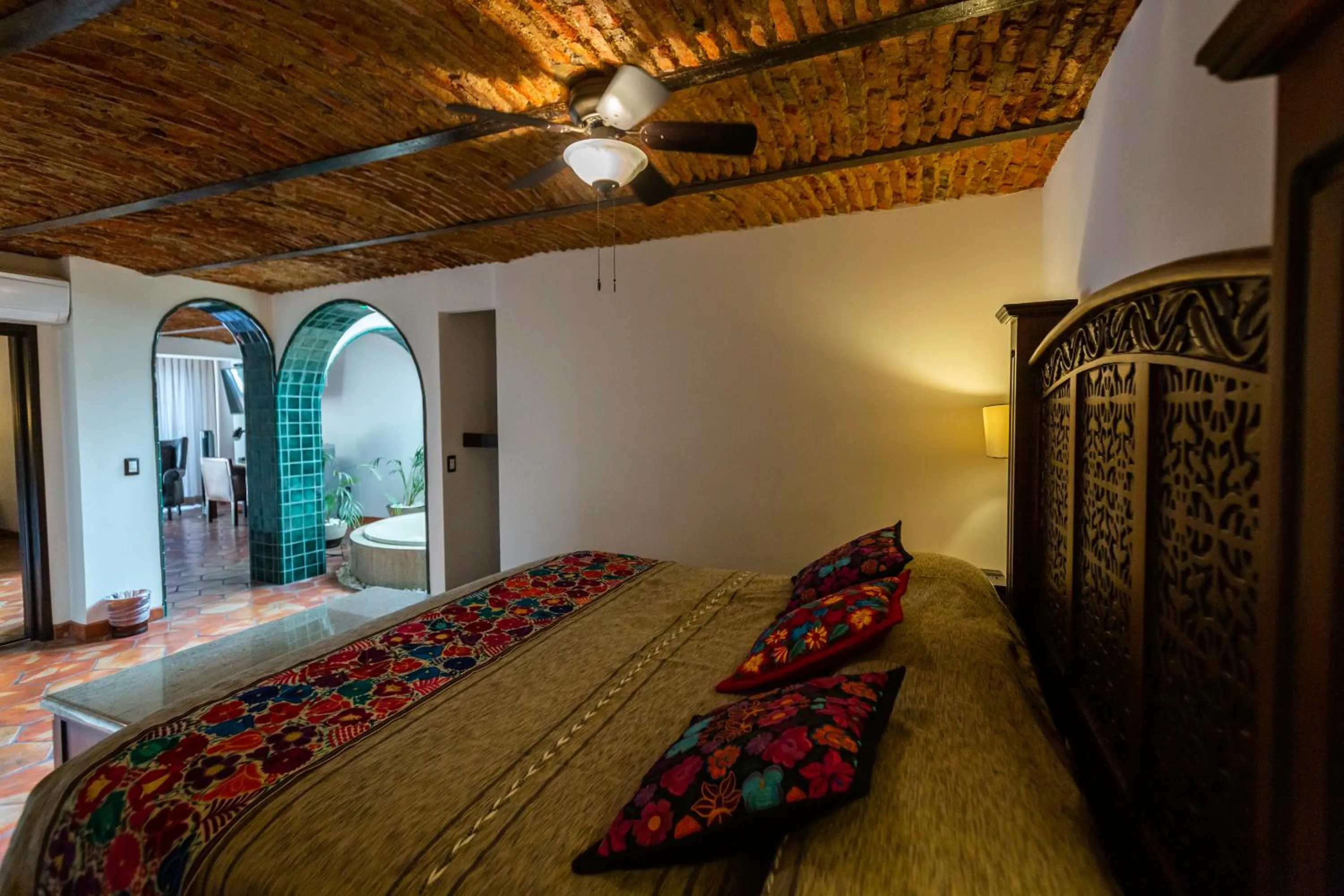 Bed in Quinta Don Jose Boutique Hotel