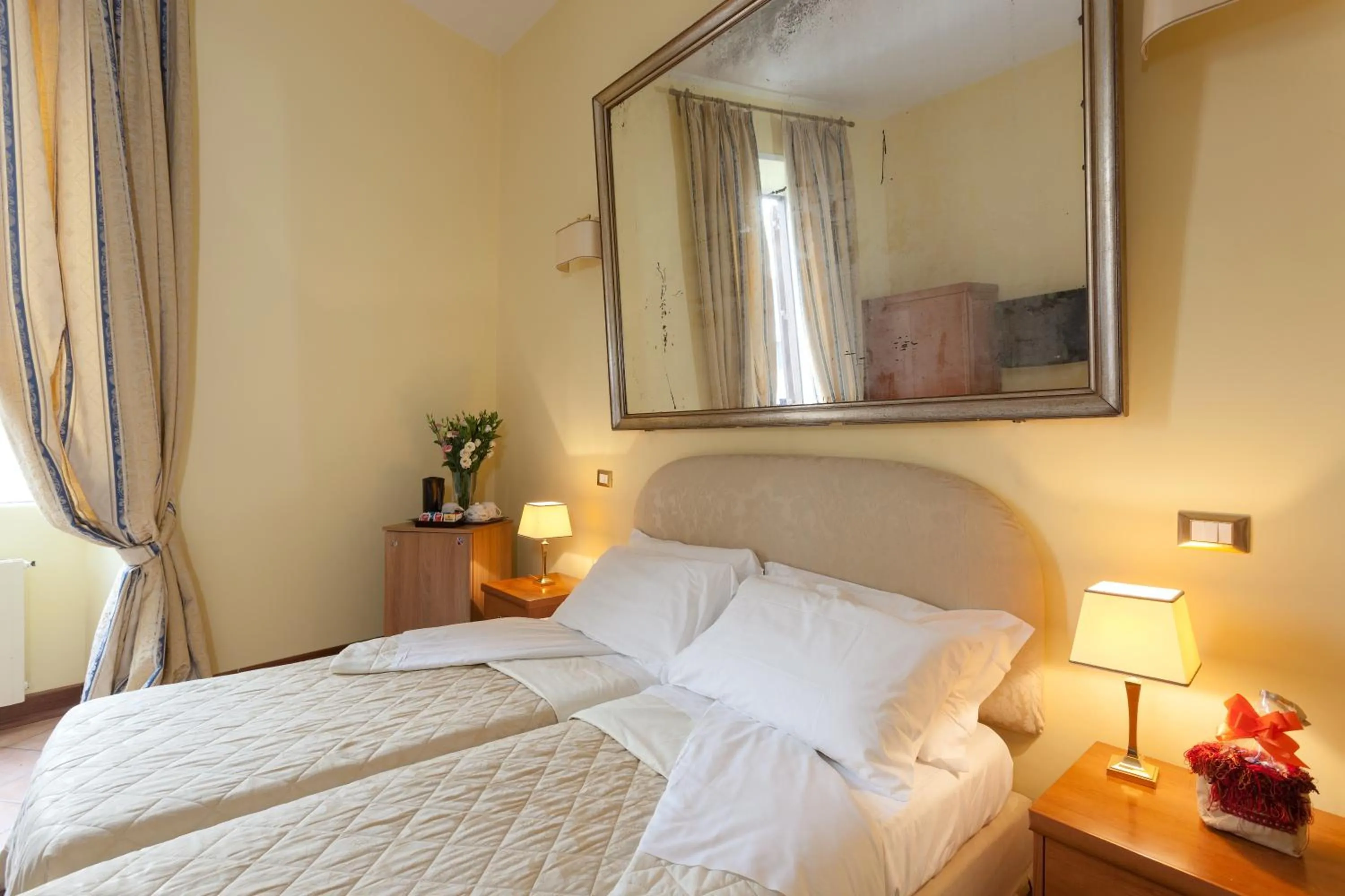 Bed in Vatican Domus