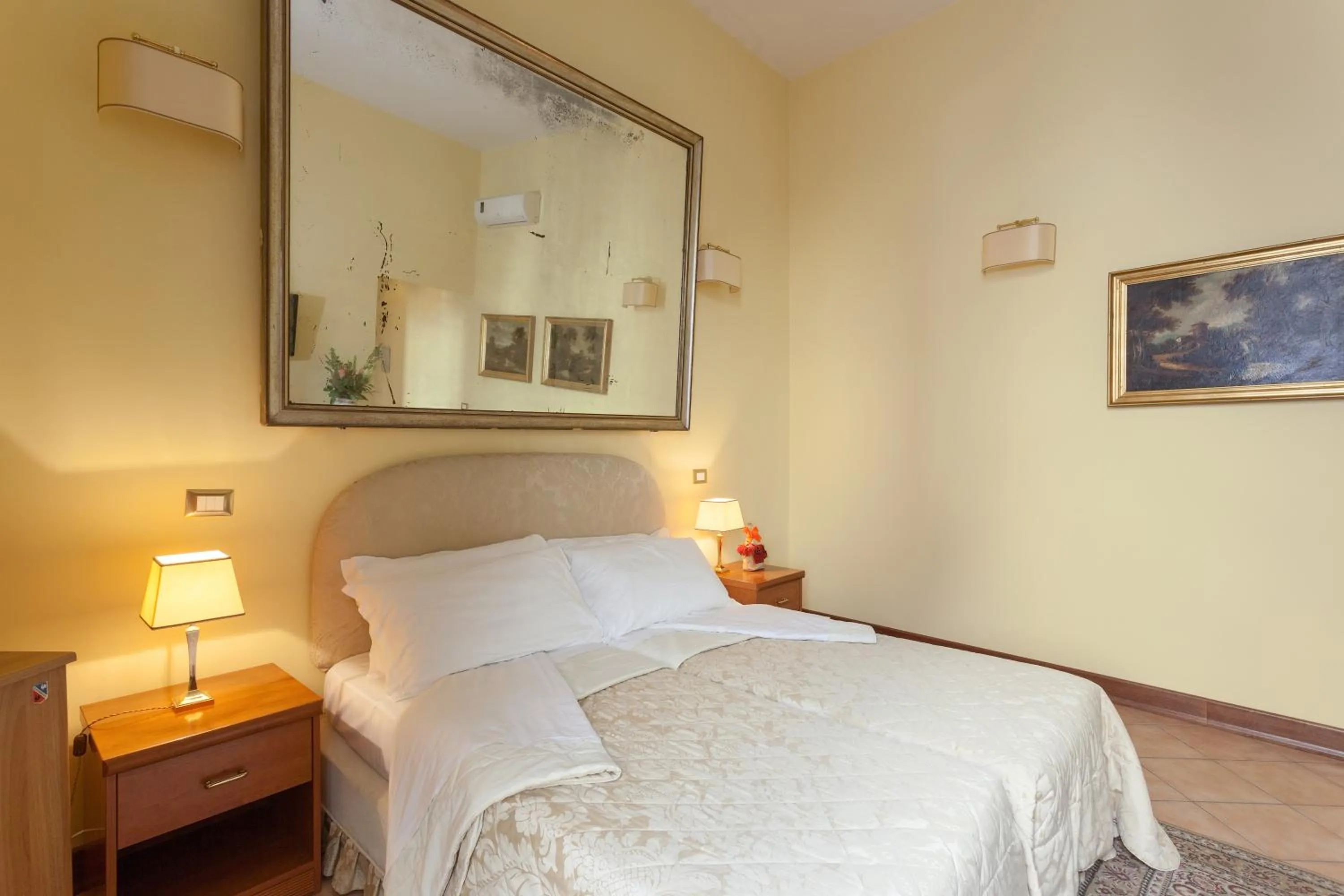 Bed in Vatican Domus