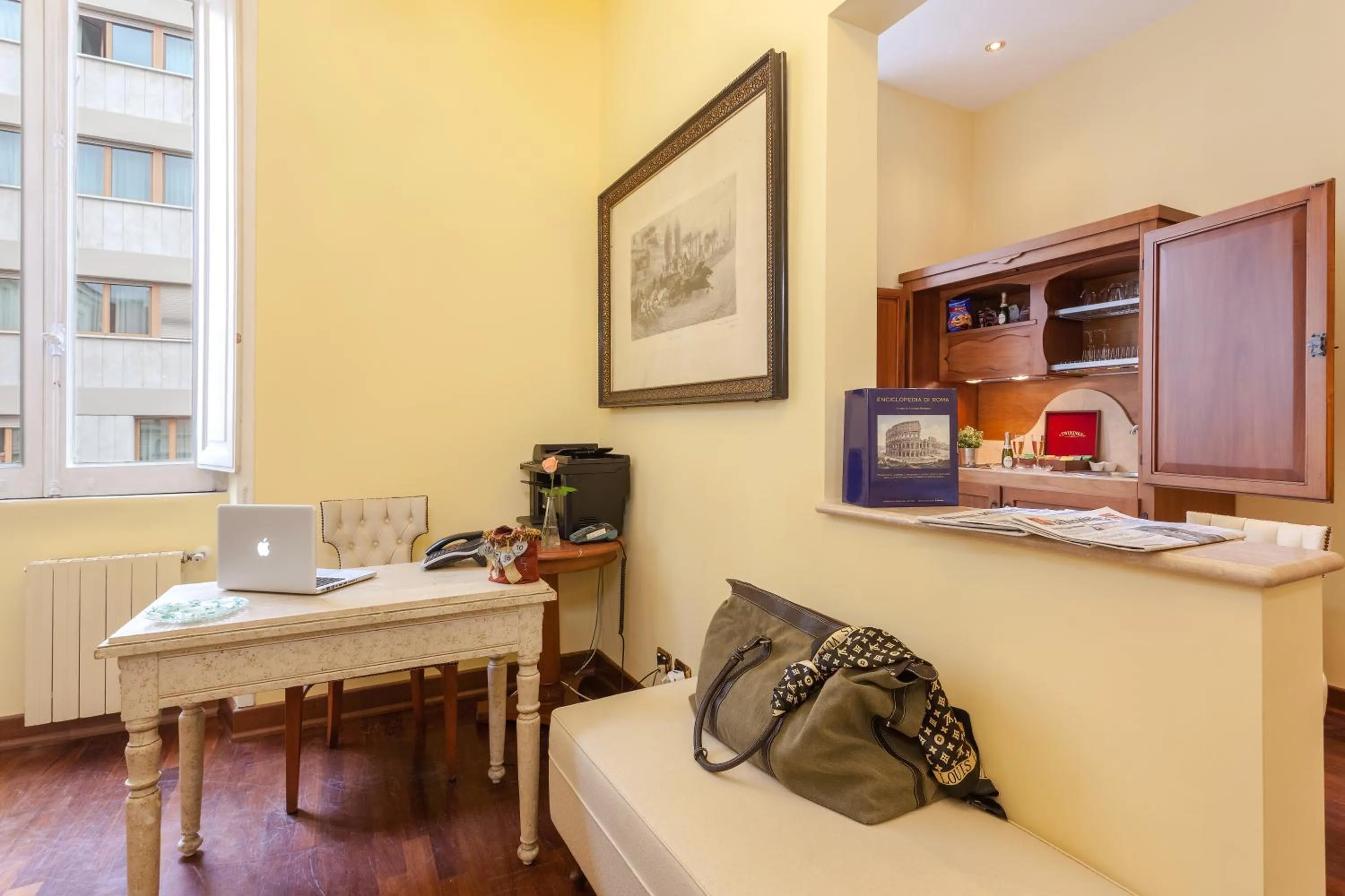 Lobby or reception in Vatican Domus