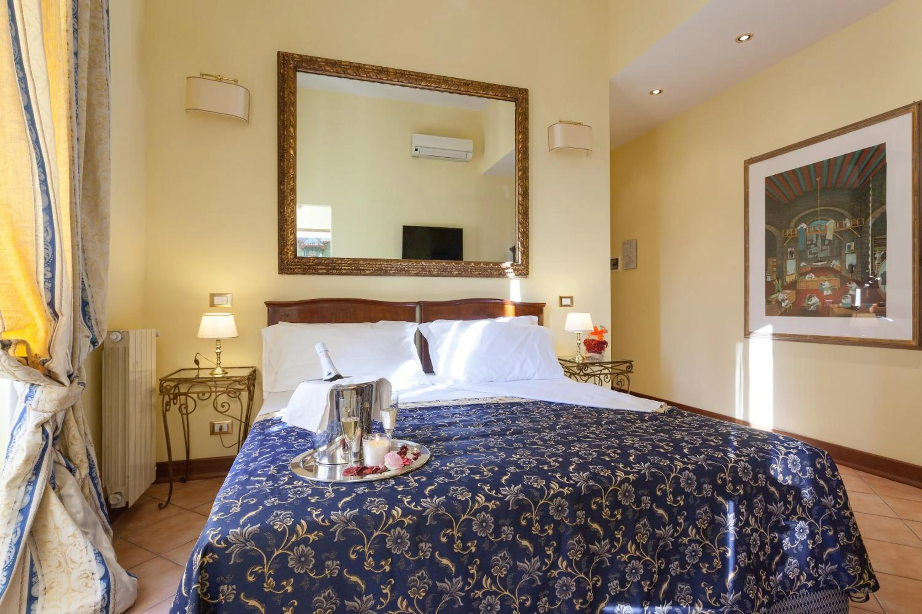 Bed in Vatican Domus