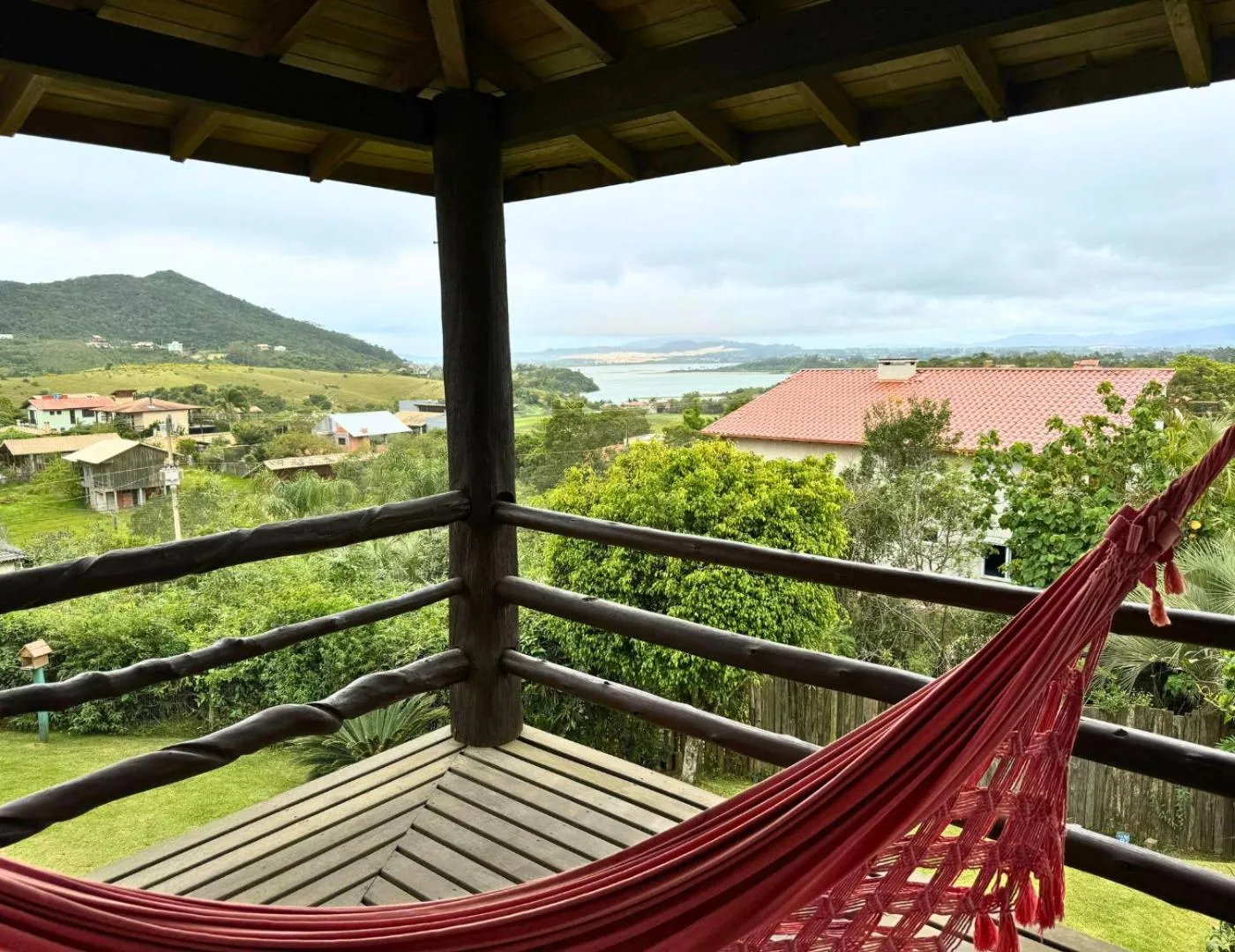 Balcony/Terrace in Pousada Casa Morango - Praia do Rosa - SC