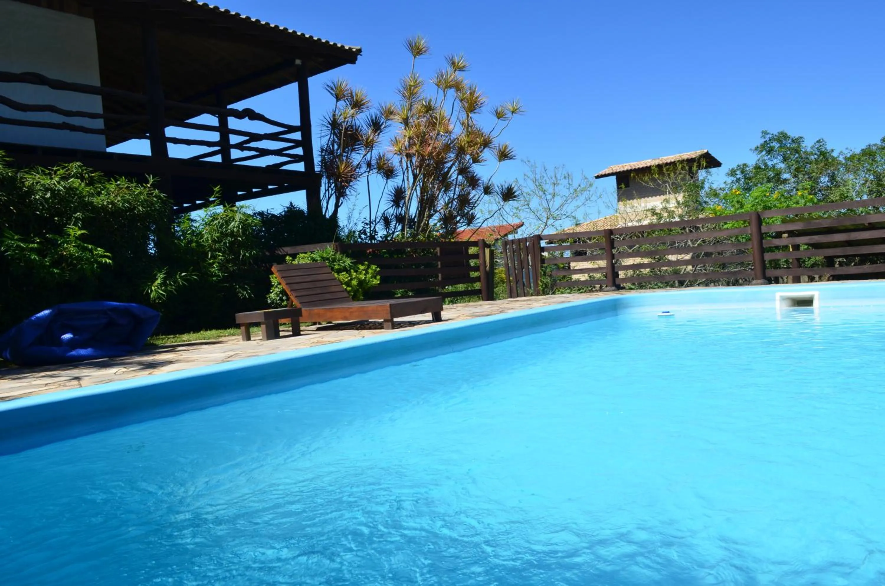 Pool view in Pousada Casa Morango - Praia do Rosa - SC