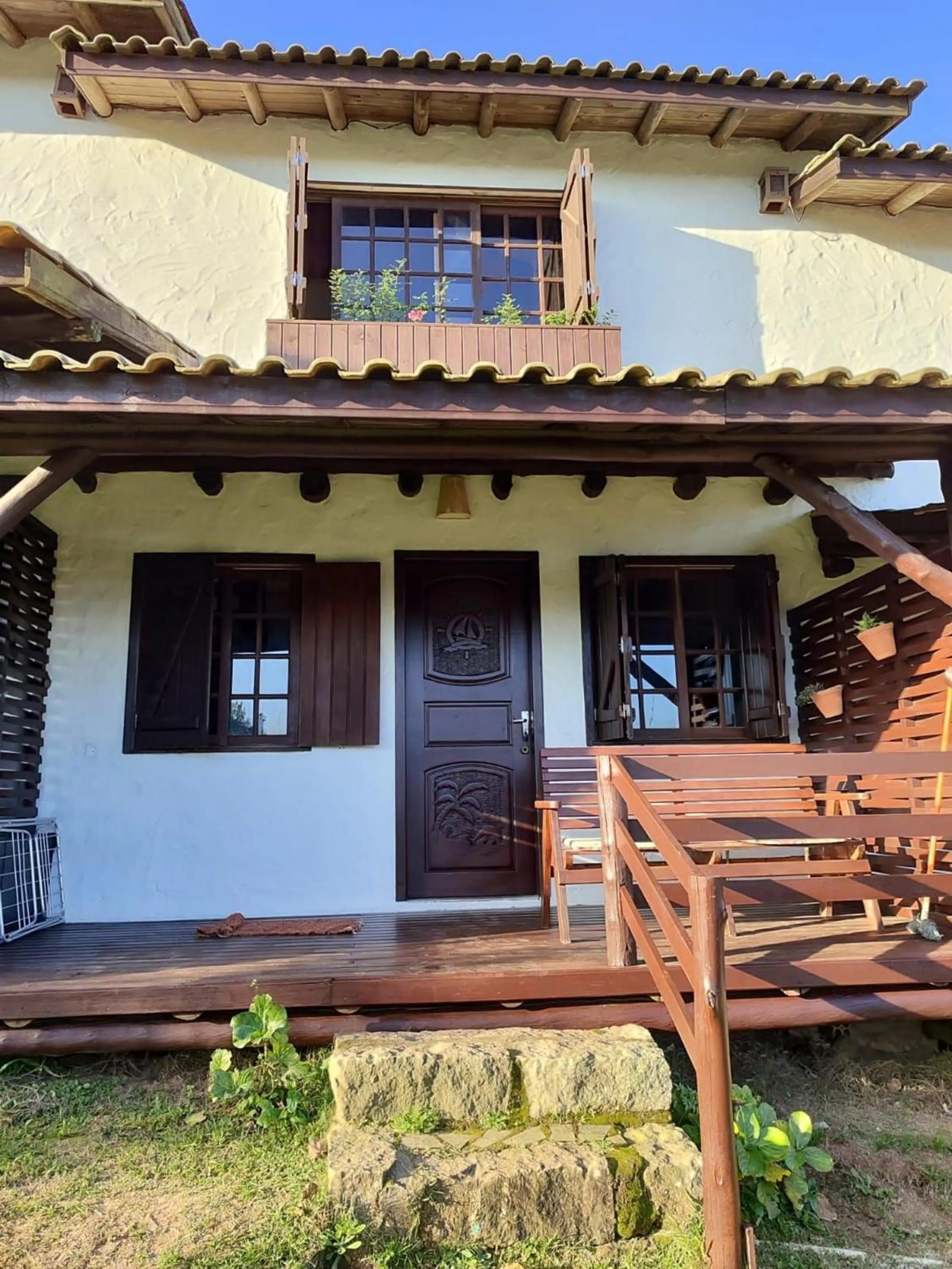 Facade/entrance in Pousada Casa Morango - Praia do Rosa - SC
