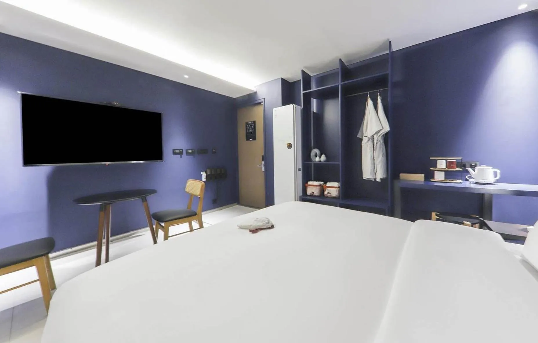 Bed in 뮤트호텔 대연 MUTE HOTEL Daeyeon Busan
