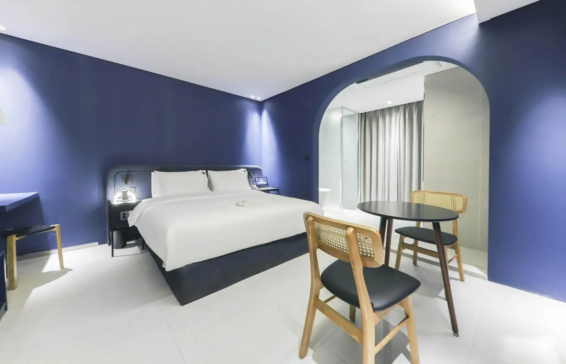 Bed in 뮤트호텔 대연 MUTE HOTEL Daeyeon Busan