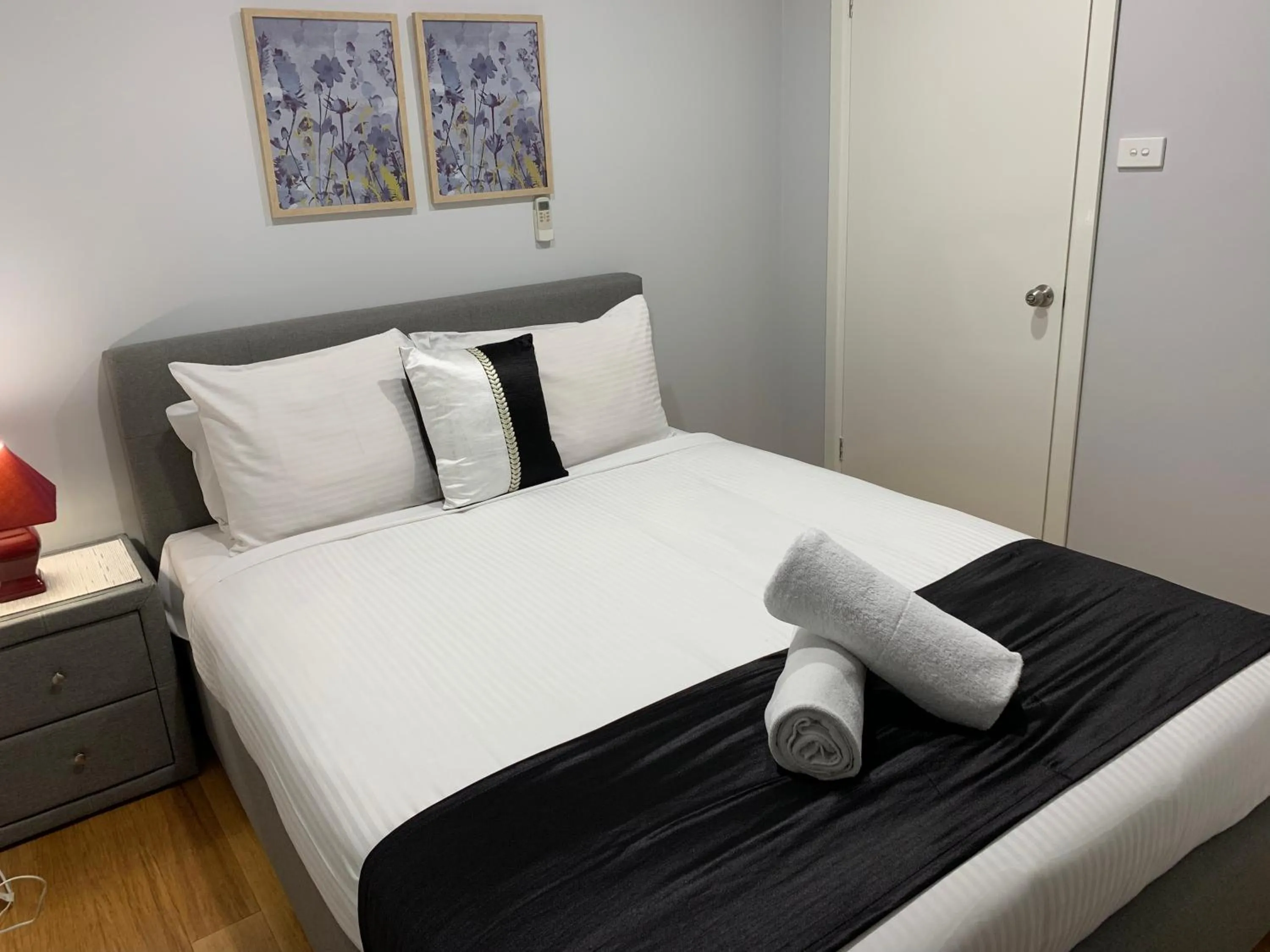 Bed in Branxton House Motel