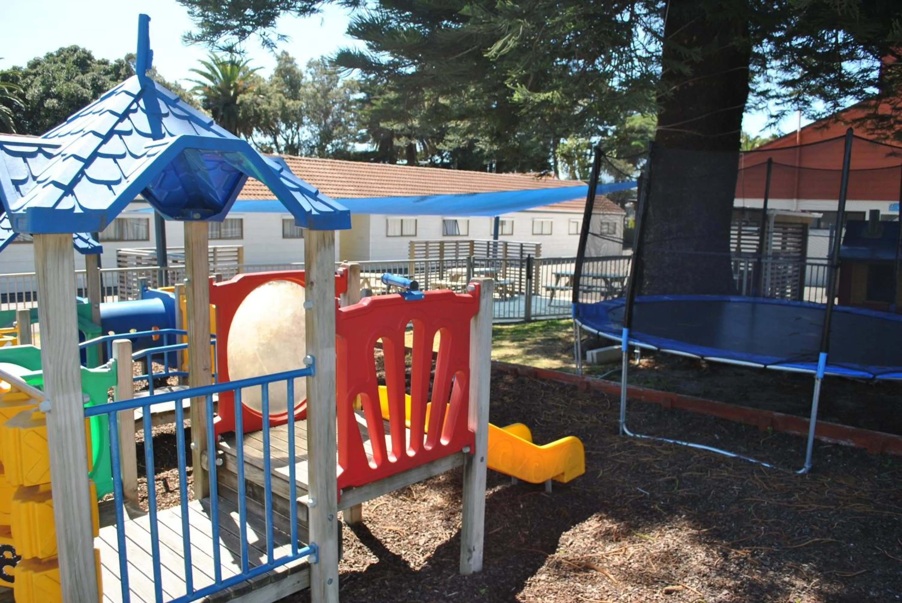 Children play ground in Waikanae Beach TOP 10 Holiday Park