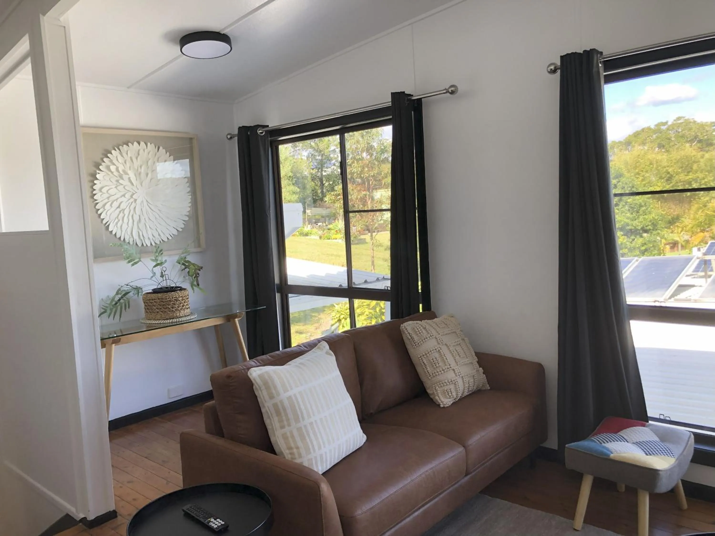 Living room in Motel Maclean