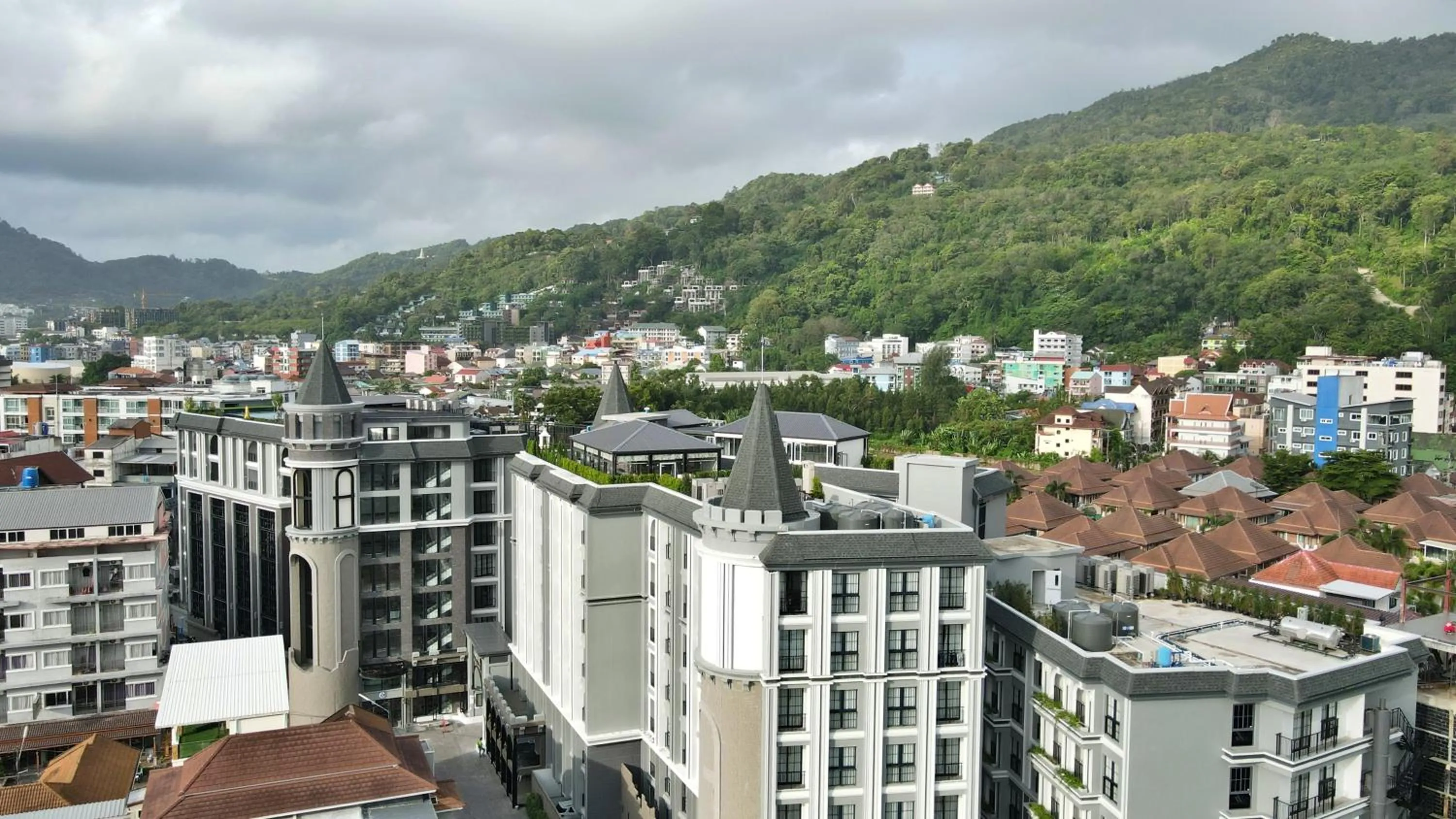 Bird's eye view in Chateau Du Village Patong