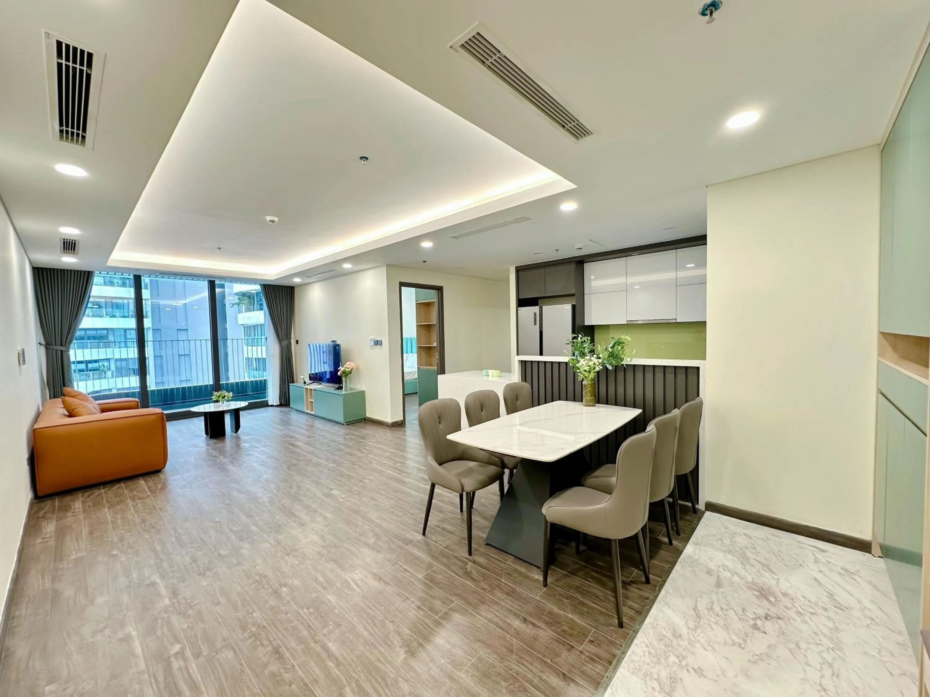 Floor plan in Apartments in Han Jardin Building next West Lake