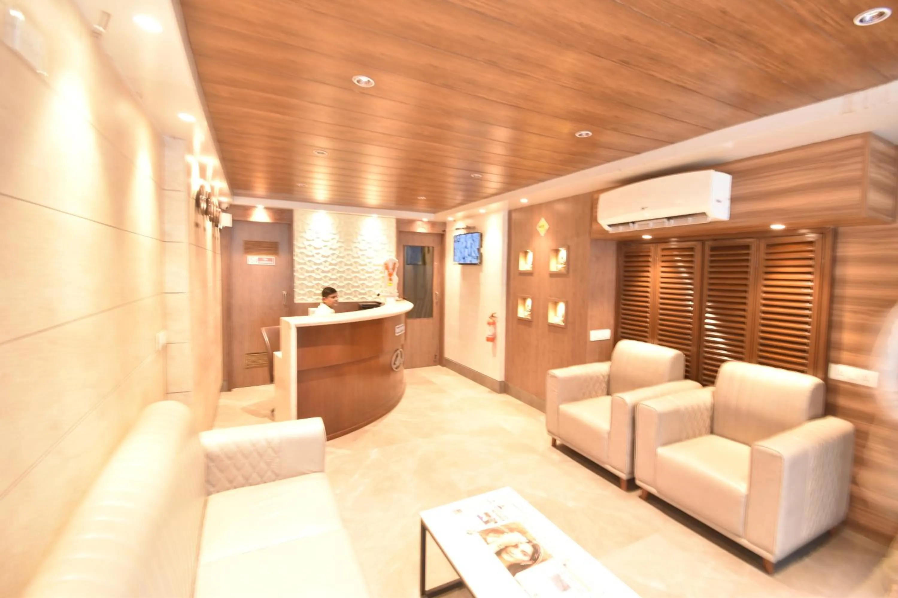 Lobby or reception in The Aarya A Smart Business Hotel