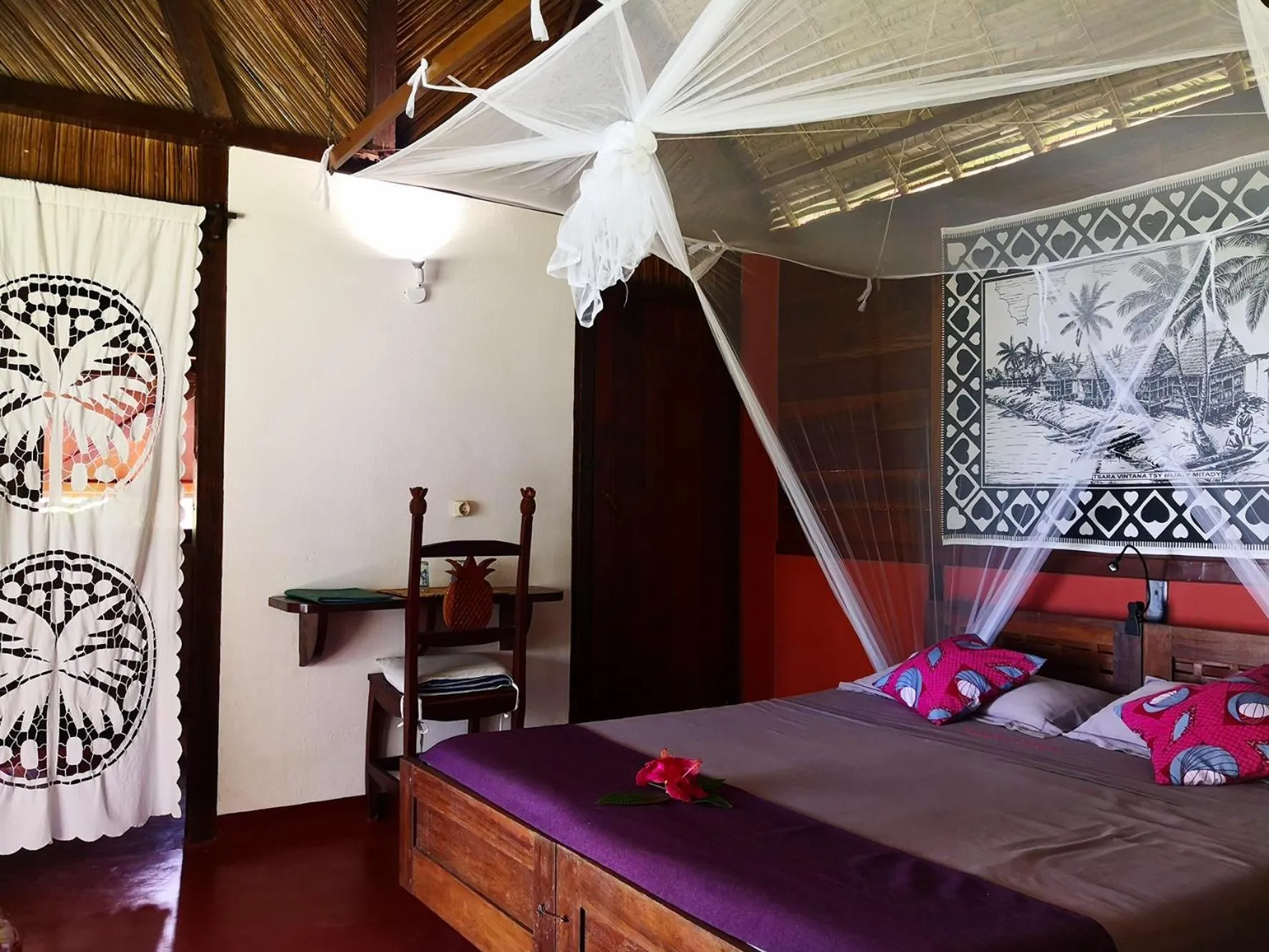 Photo of the whole room, Bed in Boraha Village Ecolodge