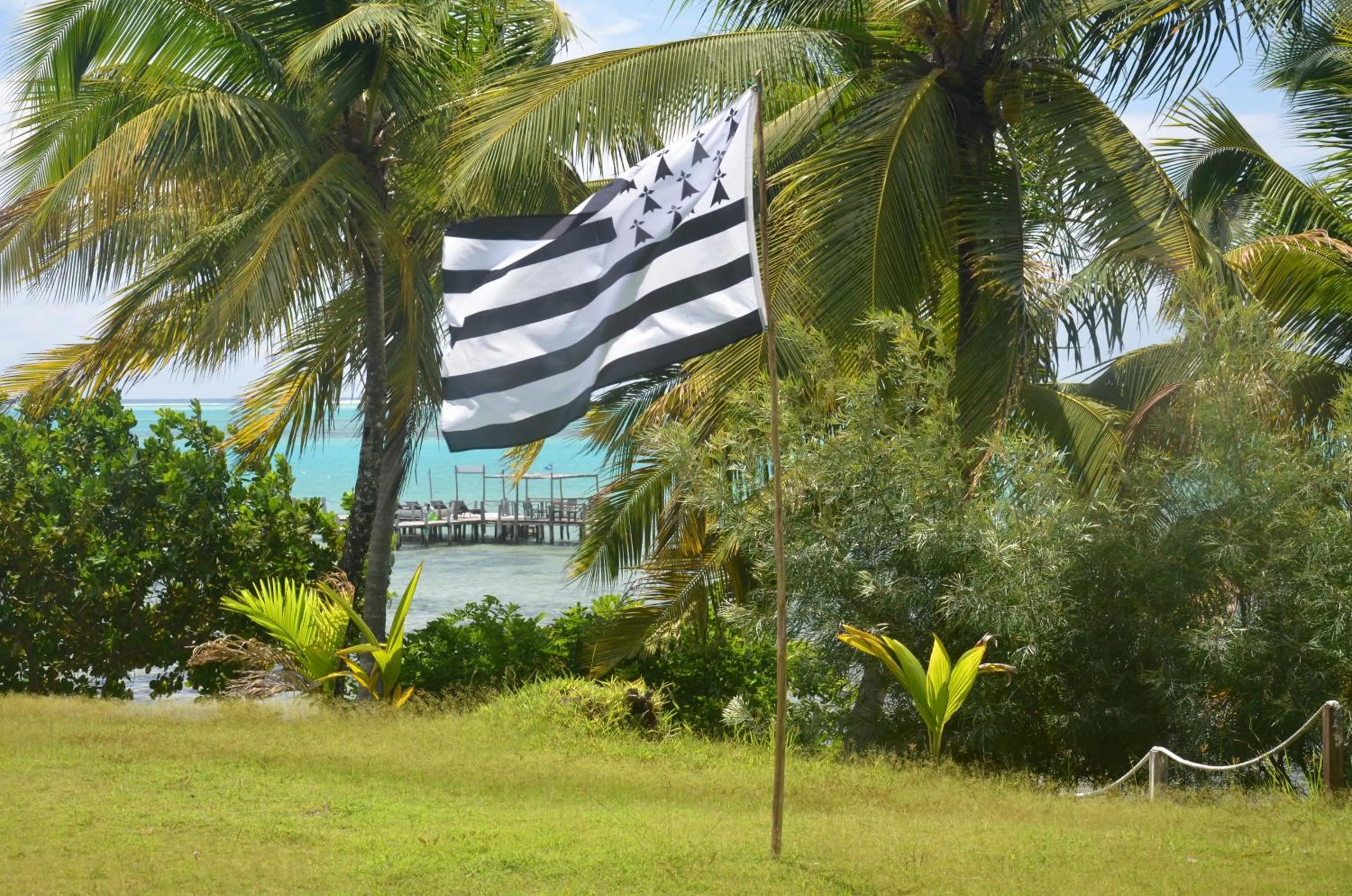 Garden in Boraha Village Ecolodge