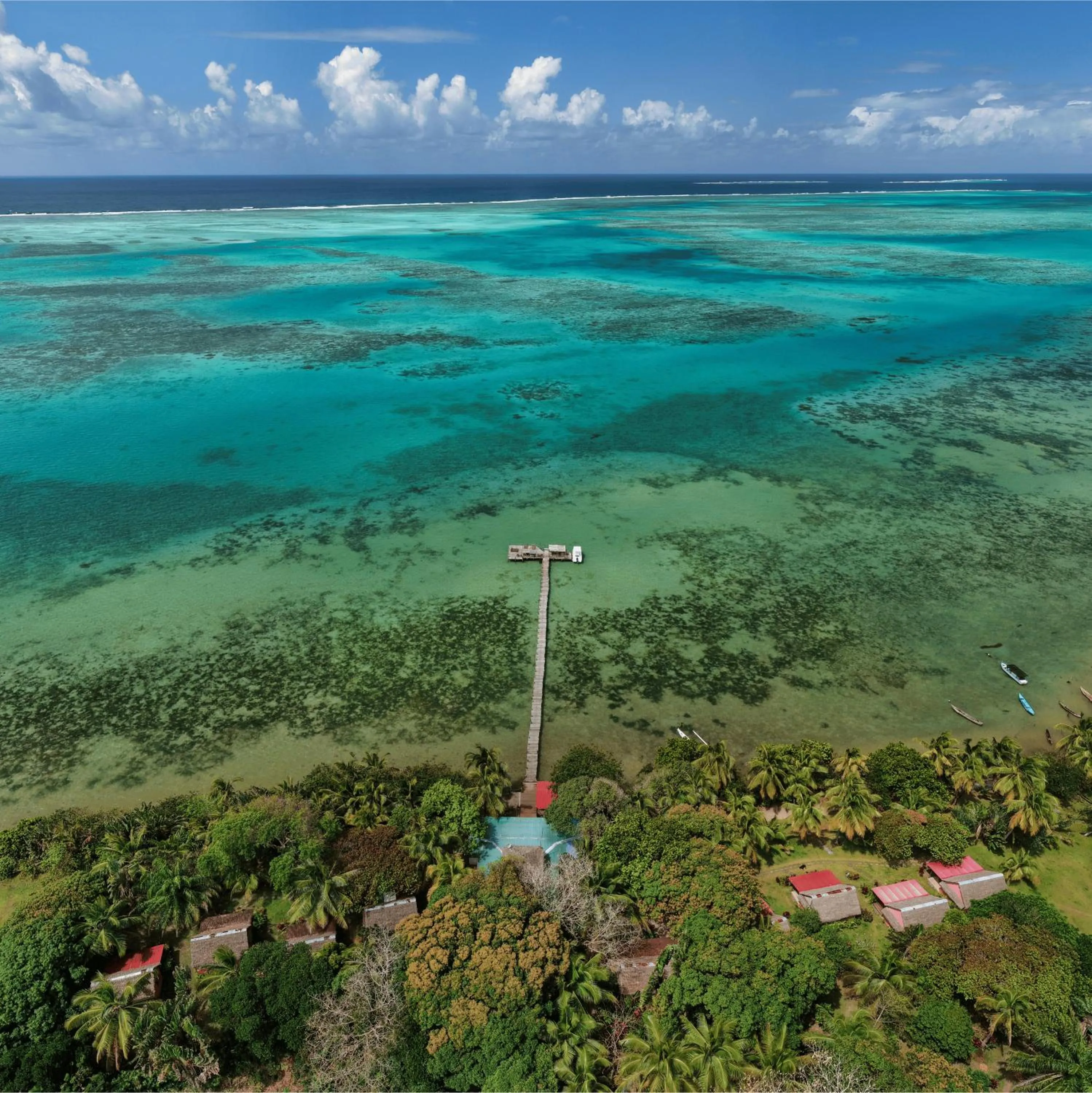 Bird's eye view in Boraha Village Ecolodge