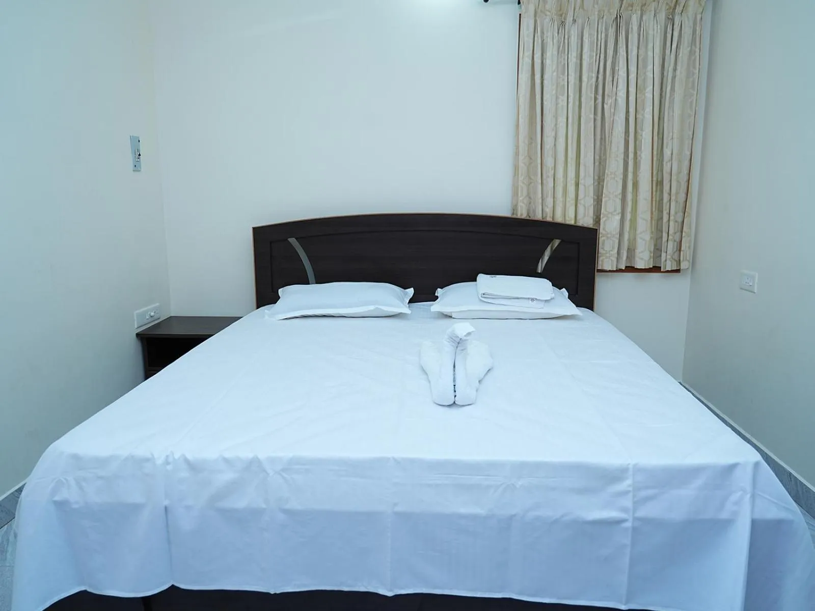 Bed in Virsaa Holiday Home
